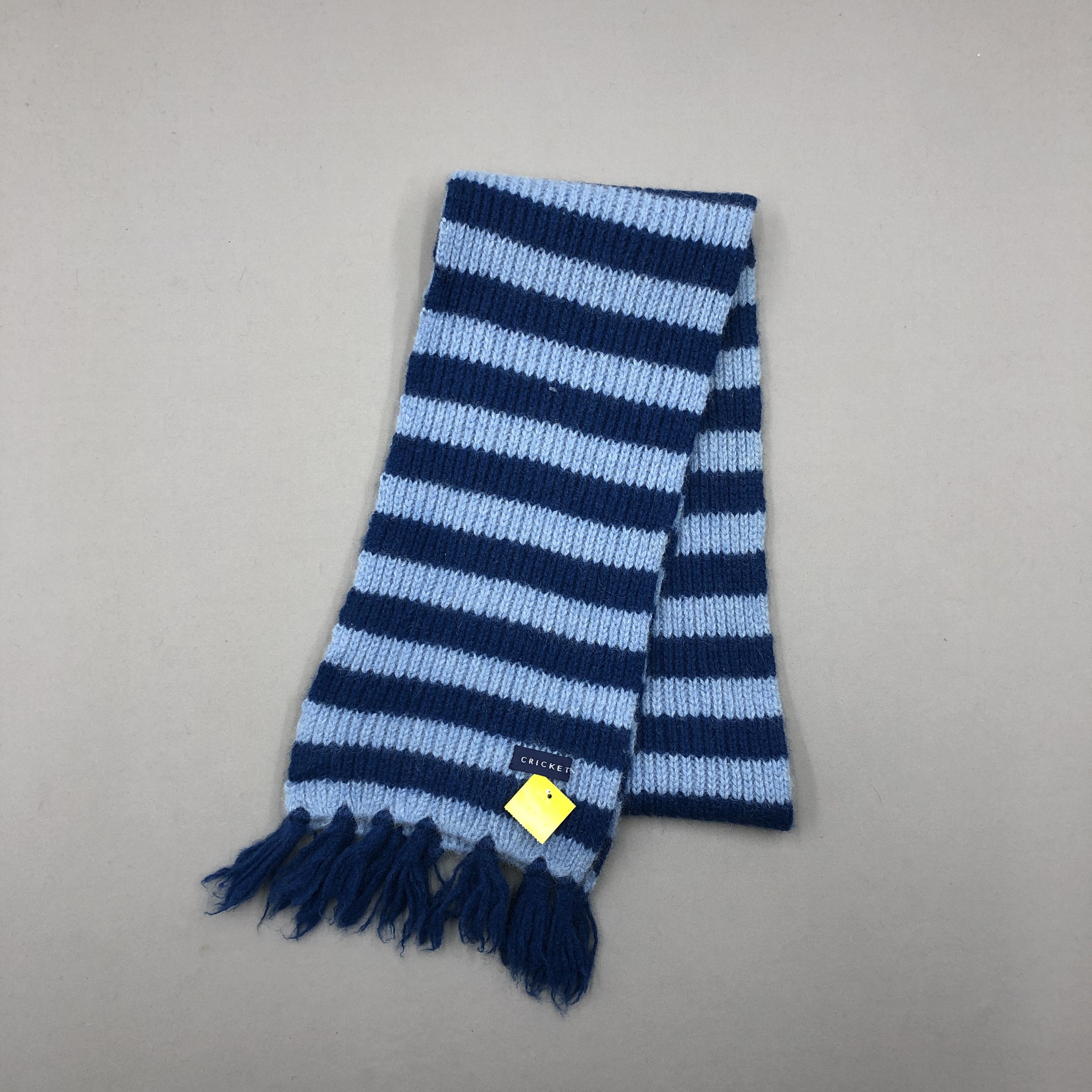 Vintage Vintage Cricket Scarf Ribbed Knits Wool Scarves Size ONE SIZE - 1 Thumbnail