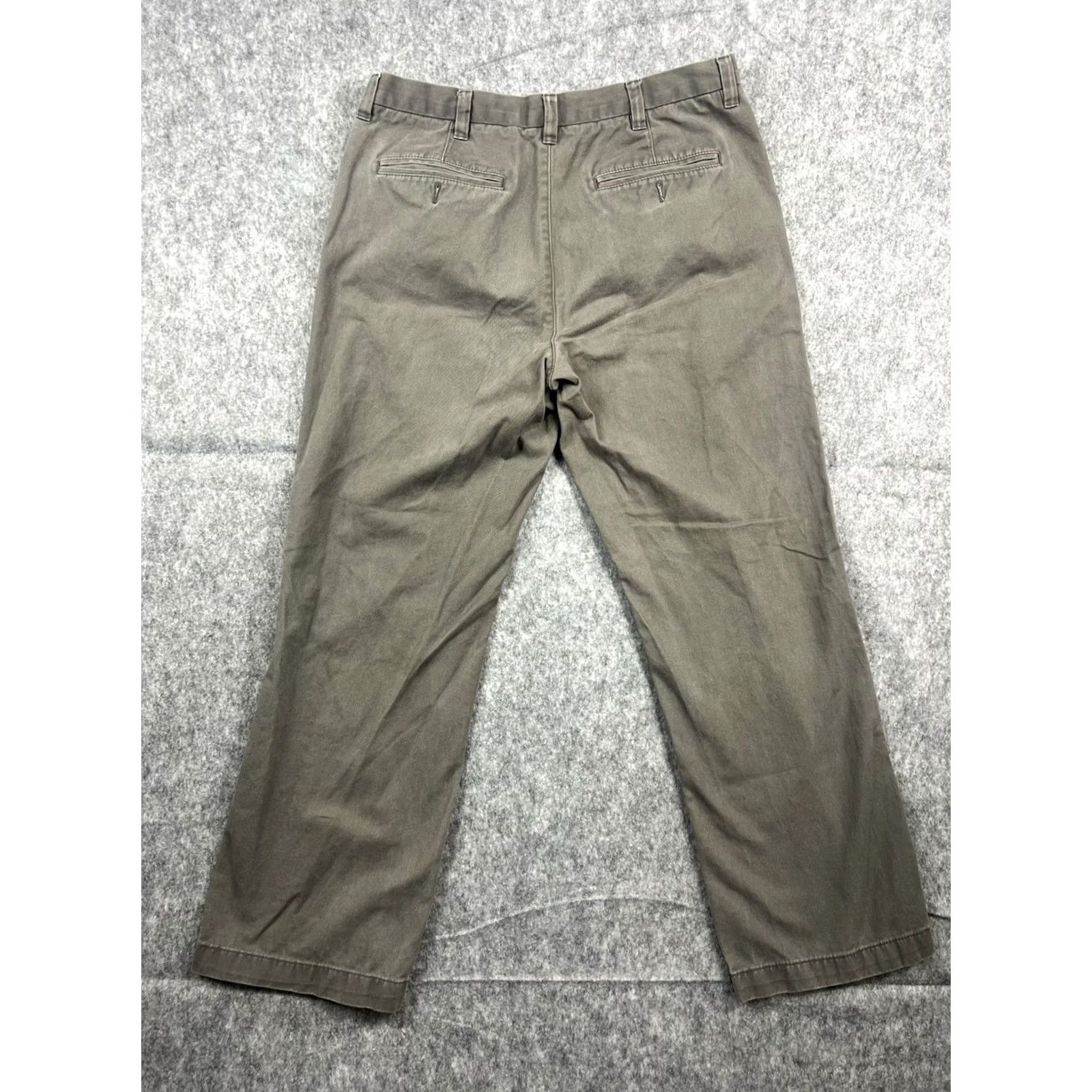 Old Navy NAVY Old Navy Mens Gray Cotton Chino Pants Straight Fit Workwear/Outdoor 36x32 Size US 36 / EU 52 - 2 Thumbnail