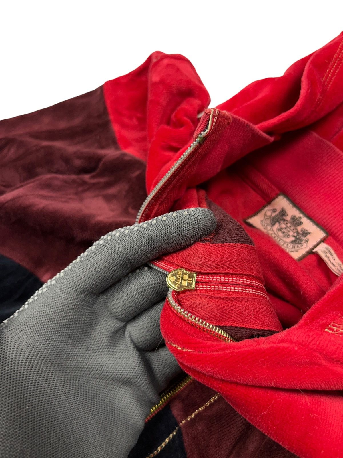 Juicy Couture Vintage y2k Juicy Couture Velour Zip Hoodie Velvet Size S / US 4 / IT 40 - 5 Thumbnail