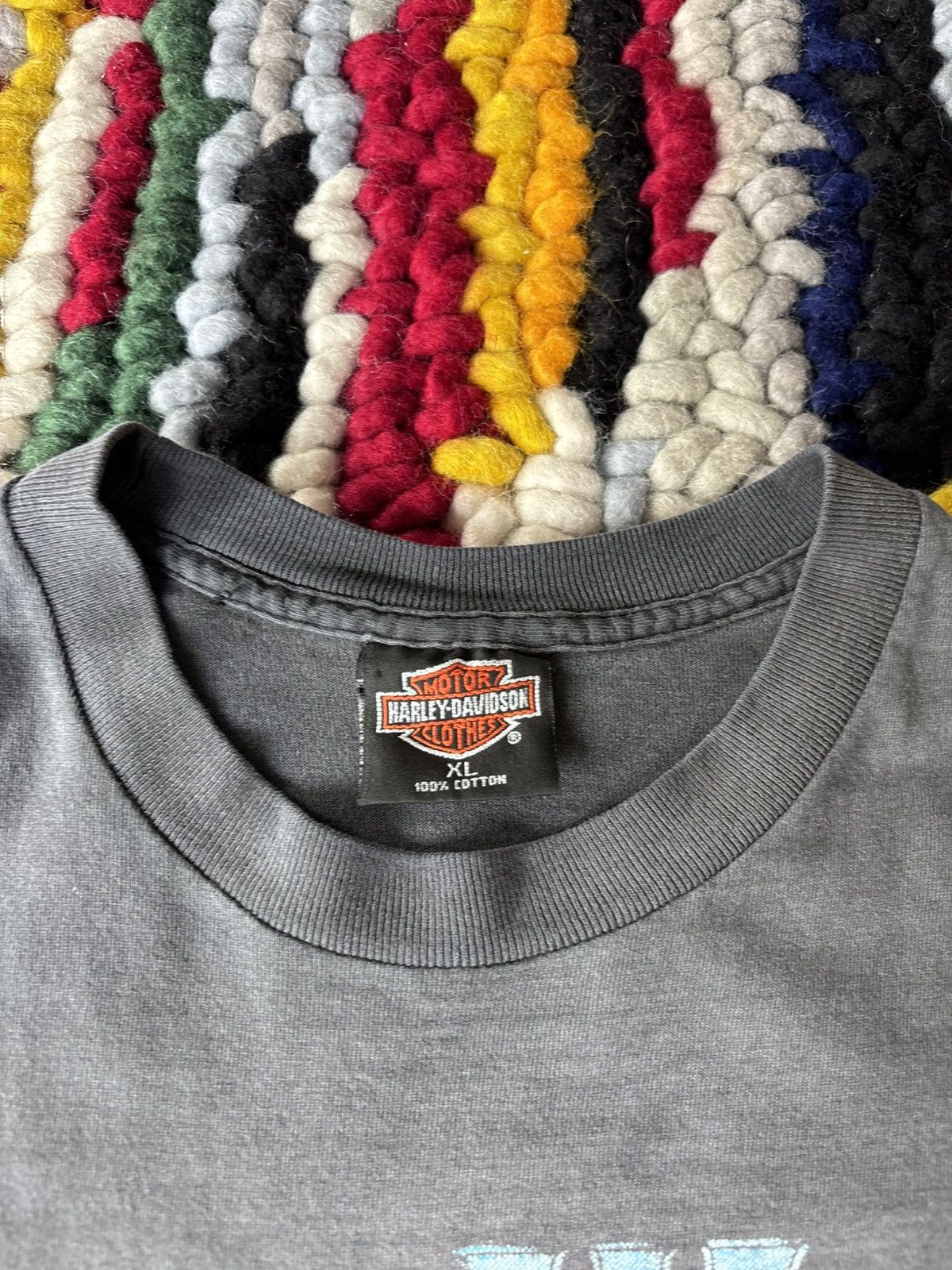 Harley Davidson × Vintage Vintage Harley Davidson Wild Spirit Faded Tee Shirt Size US XL / EU 56 / 4 - 5 Thumbnail