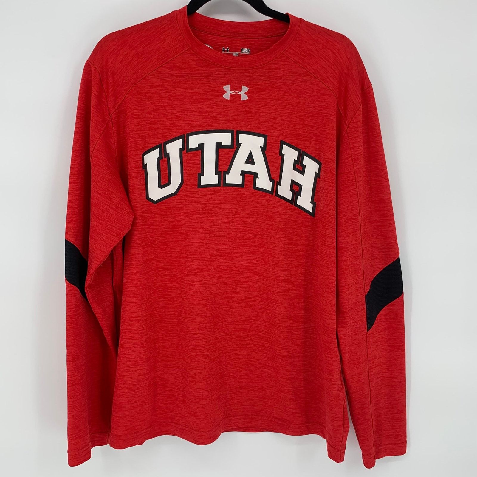 Under Armour Utah Utes Under Armour Shirt Men's Large Red Loose Size US L / EU 52-54 / 3 - 1 Thumbnail