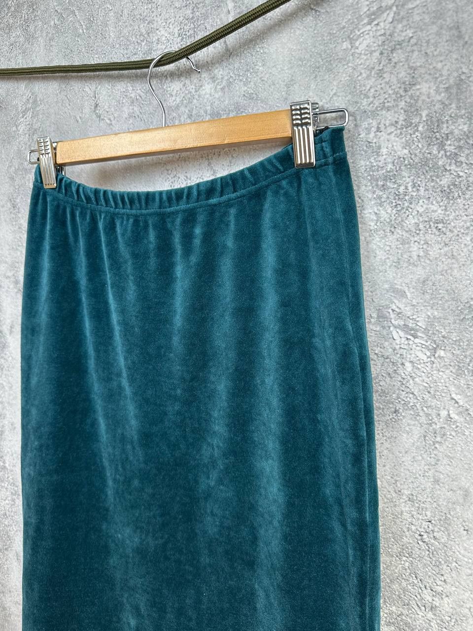 Gudrun Sjoden Gudrun Sjoden Velour Midi Skirt Green/Blue Women’s Size S Size 27" / US 4 / IT 40 - 5 Thumbnail
