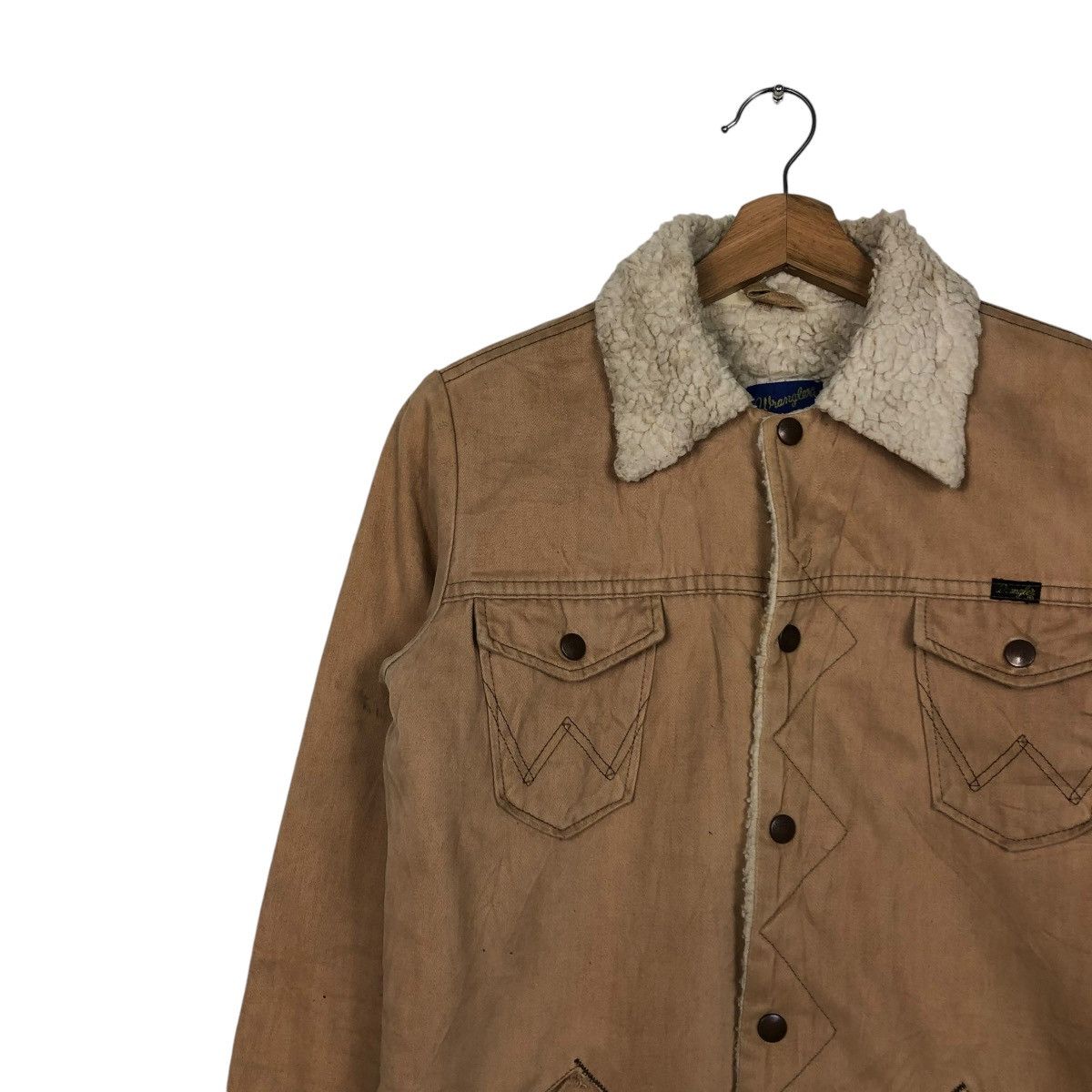 Wrangler 🔥VINTAGE CHORE JACKET WRANGLER USA PERMANENT PRESS Size US M / EU 48-50 / 2 - 9 Thumbnail