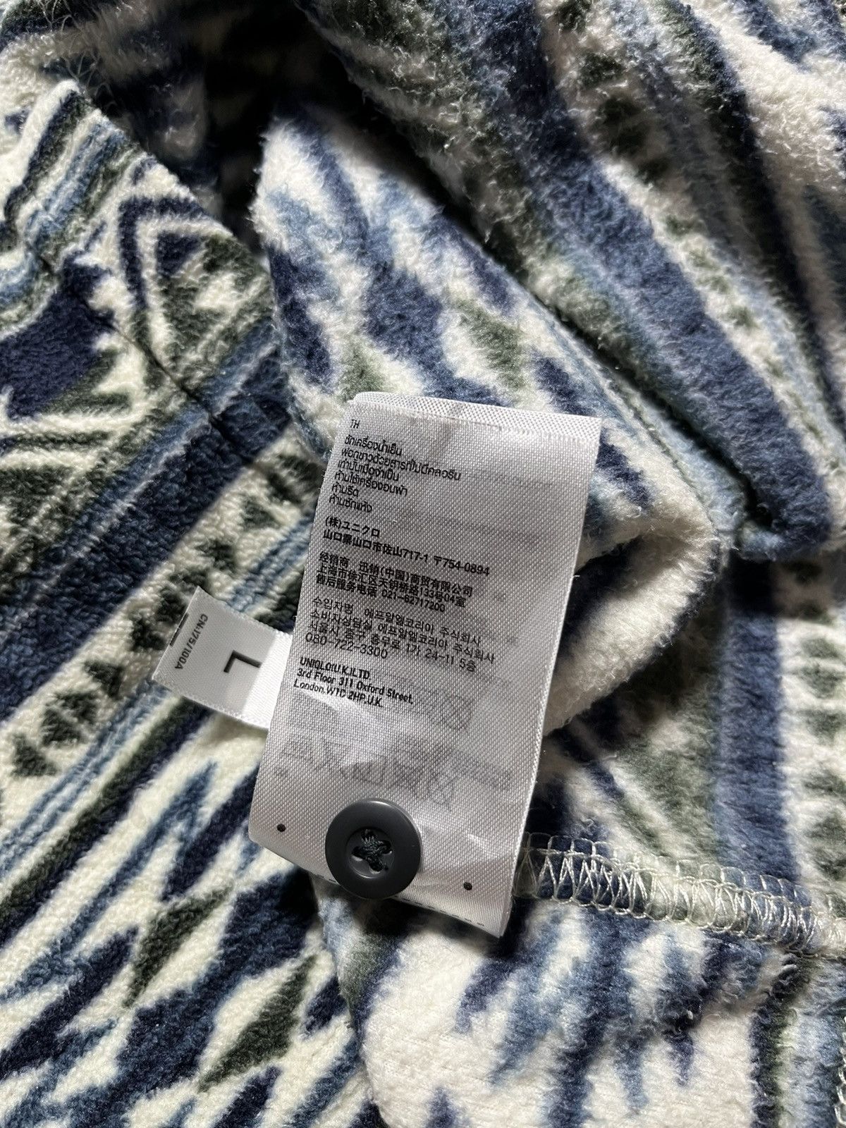 Japanese Brand × Uniqlo 🔥Uniqlo Native Navajo Design Flannel Shirt Button Up Size US L / EU 52-54 / 3 - 6 Thumbnail