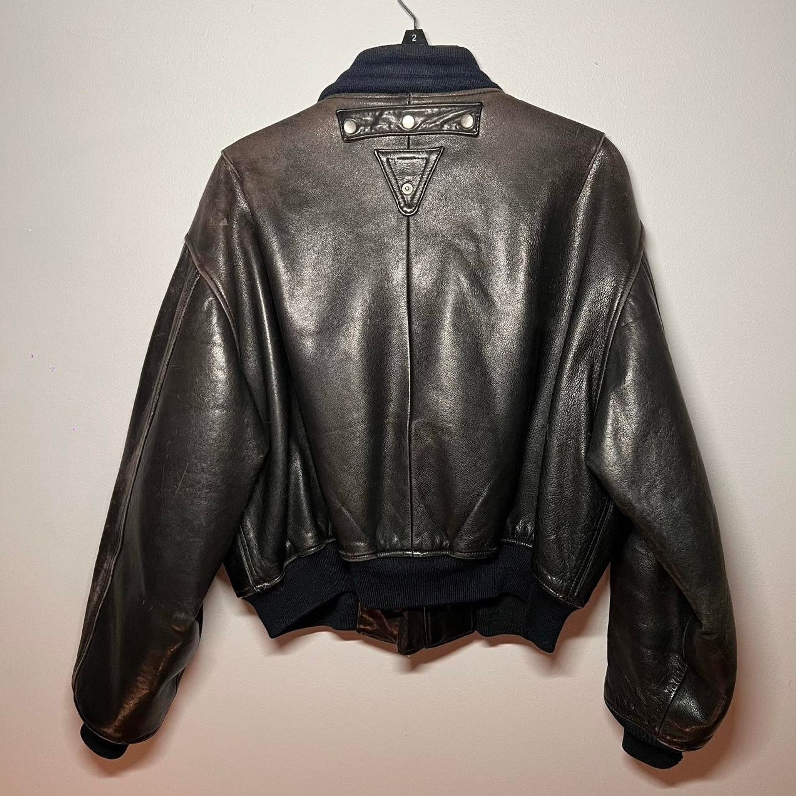 Avirex Avirex vintage leather jacket size Size US M / EU 48-50 / 2 - 2 Thumbnail