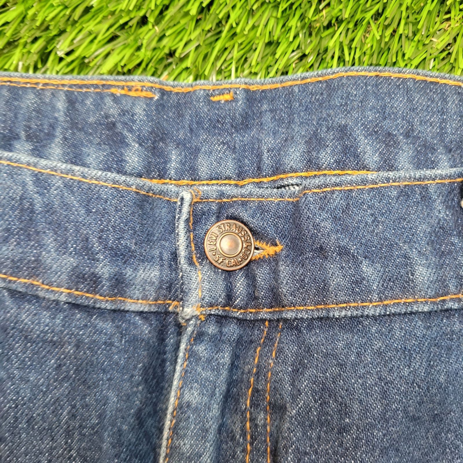 Levi's VTG 80s Levis 619 Orange Tab Jeans Mens 37x28 Canada Size US 37 - 5 Thumbnail