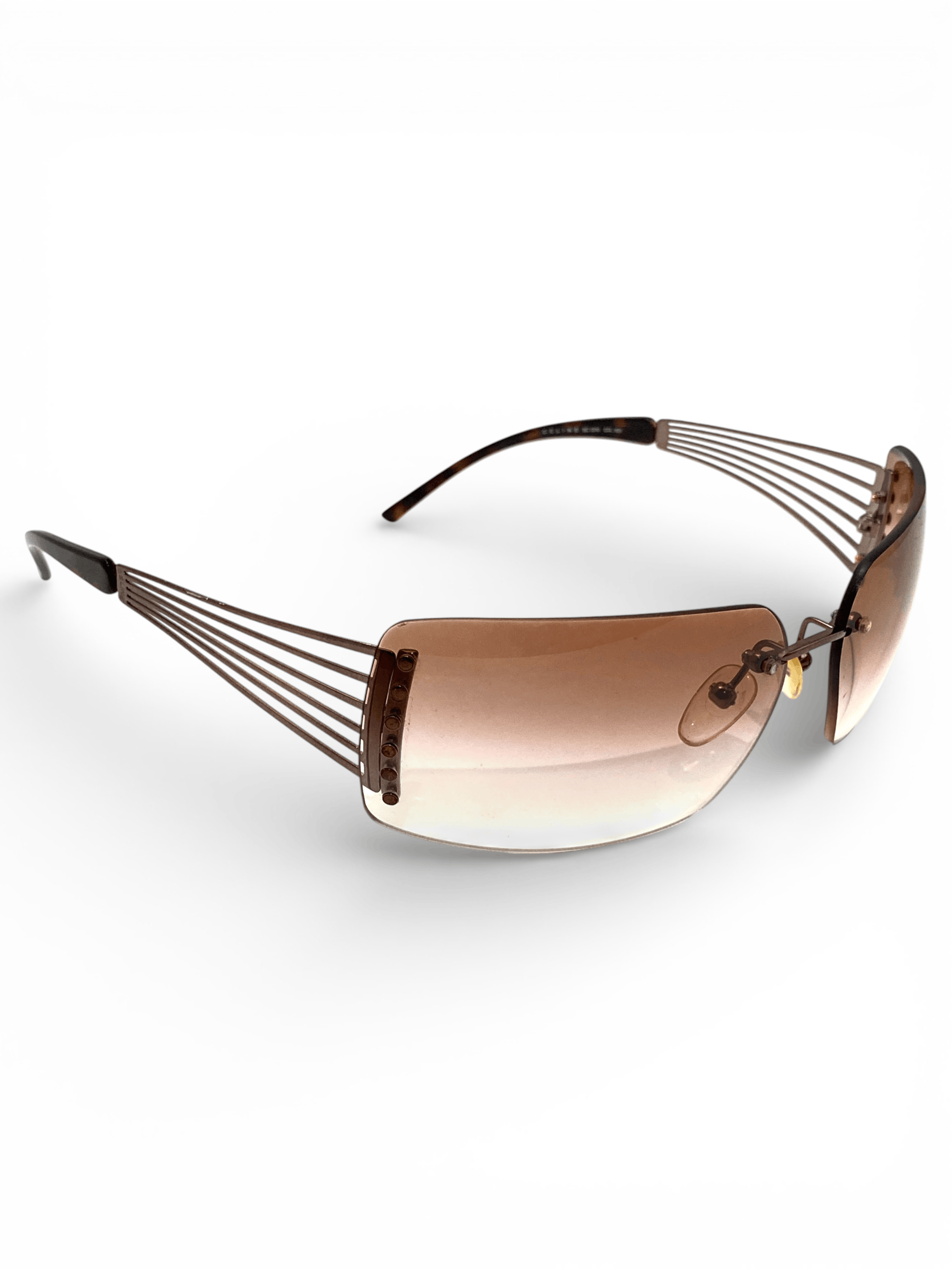 Celine Celine Paris Triomphe Racer Rimless Sunglasses Y2K Vintage Size ONE SIZE - 2 Thumbnail