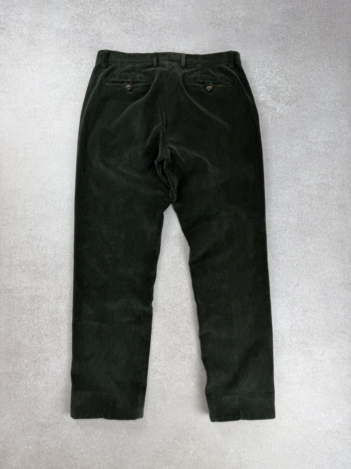 Etro Etro Men’s Corduroy Pants Dark Green Velvet Trousers Size 50 Size US 33 - 9 Thumbnail