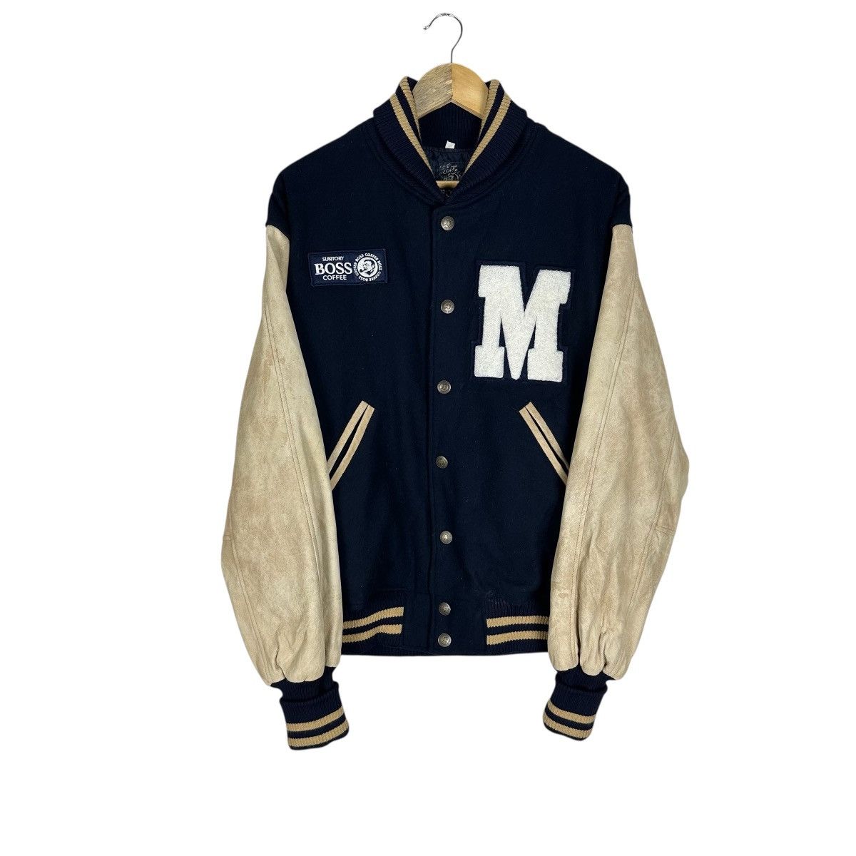 SUNTORY BOSS COFFEE VARSITY JACKET