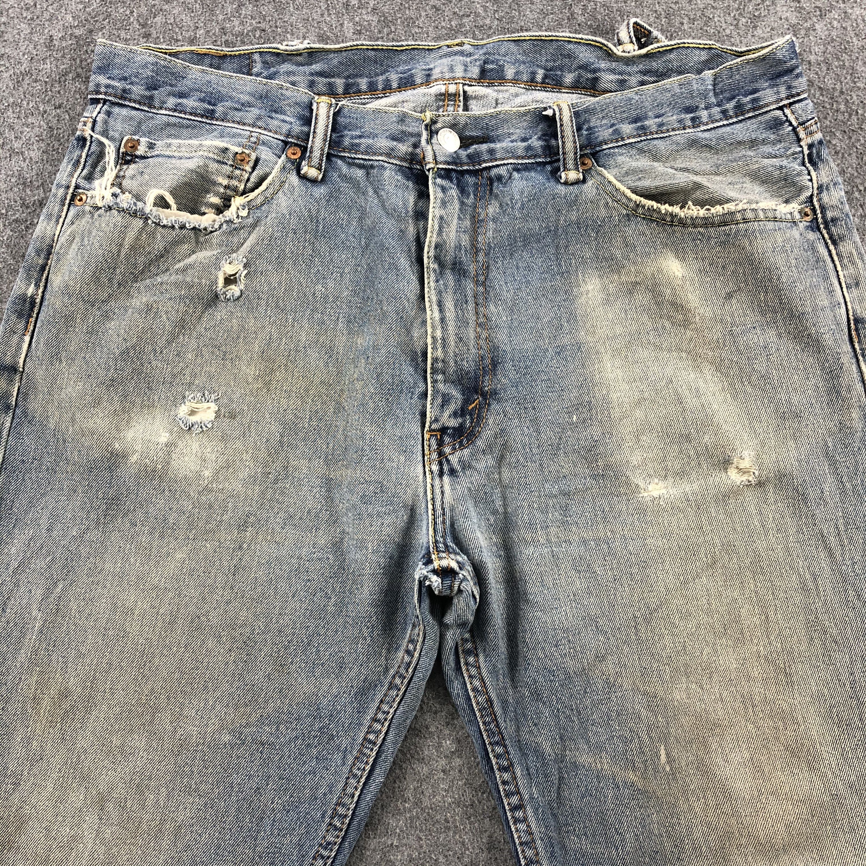 Levi's × Vintage Vintage Light Wash Levis 505 Jeans-JM1970 Size US 39 - 3 Thumbnail