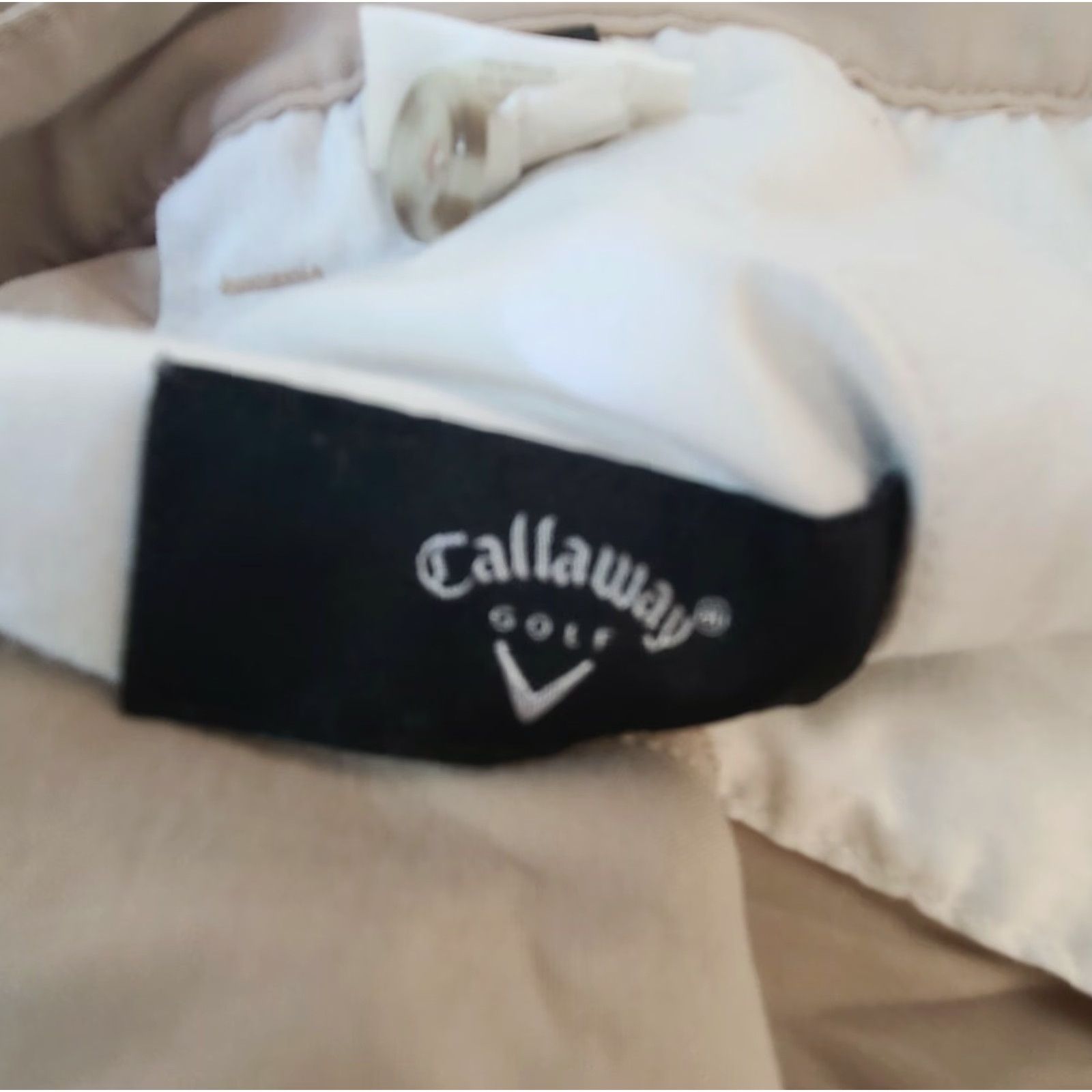 Callaway Callaway Men's Golf Shorts 34 Beige Classic Flat Front Belt Loops Pockets Lightweight Casual Regular Relaxed Outdoor Size US 34 / EU 50 - 2 Thumbnail