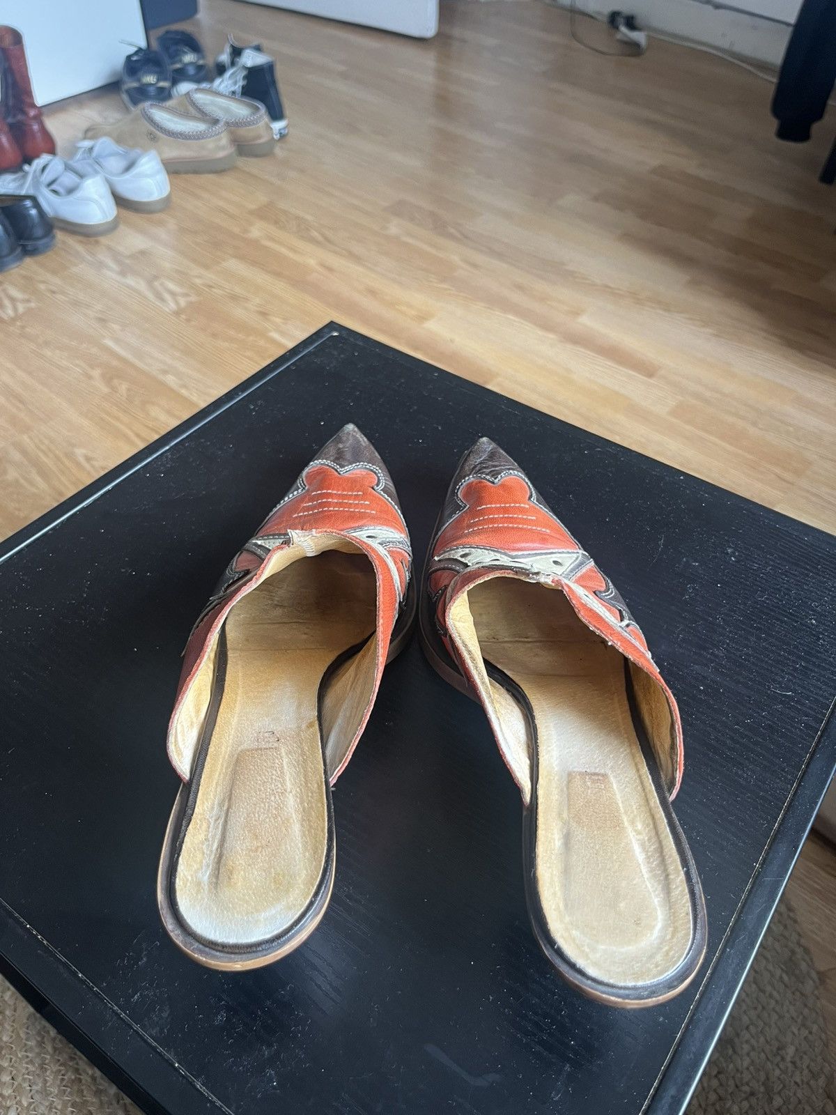 Vintage Western Cowboy Boots Mules Size US 10 / IT 40 - 6 Thumbnail