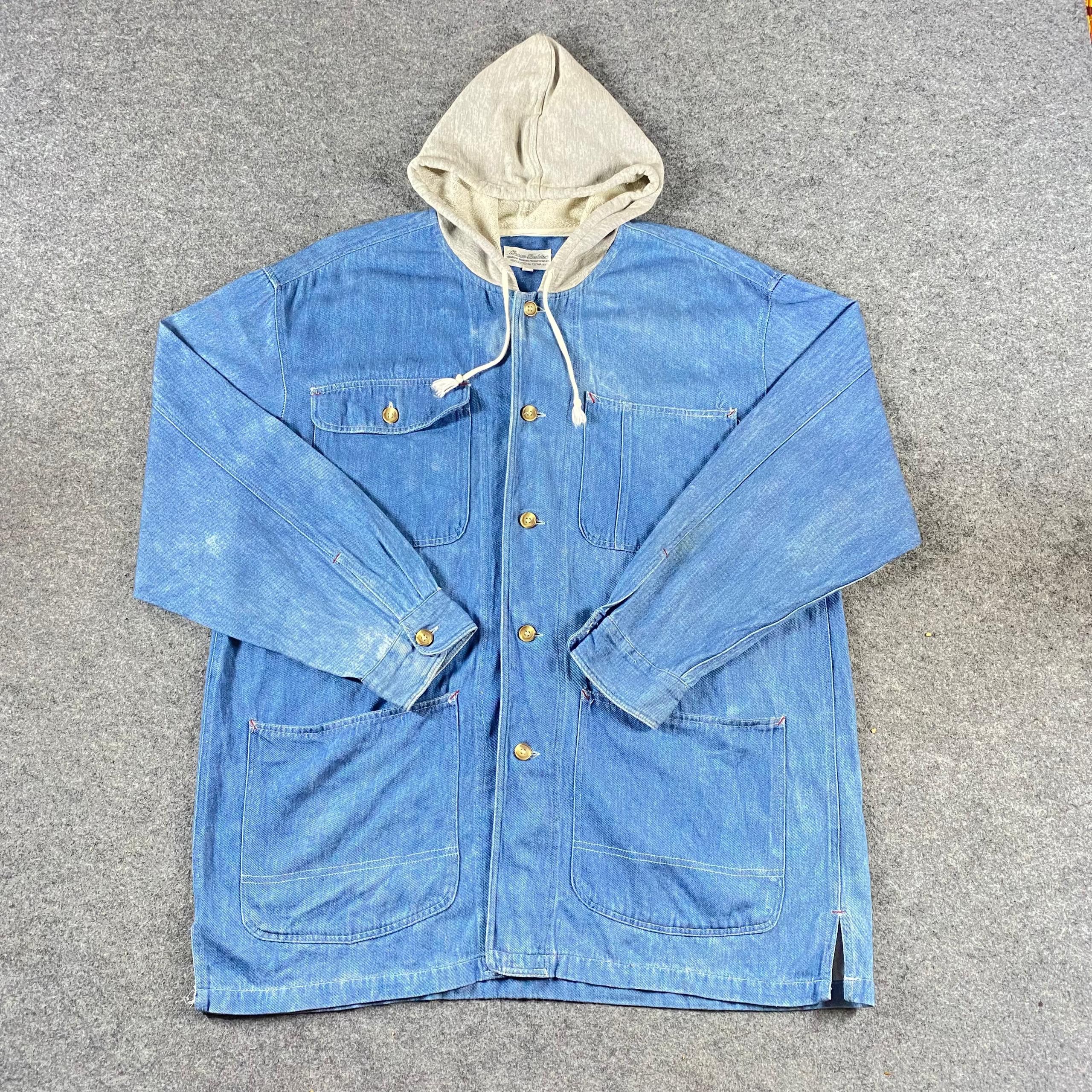Japanese Brand Vintage Hana Barbara Ricky Race Denim Hoodies Jacket Size US L / EU 52-54 / 3 - 3 Thumbnail