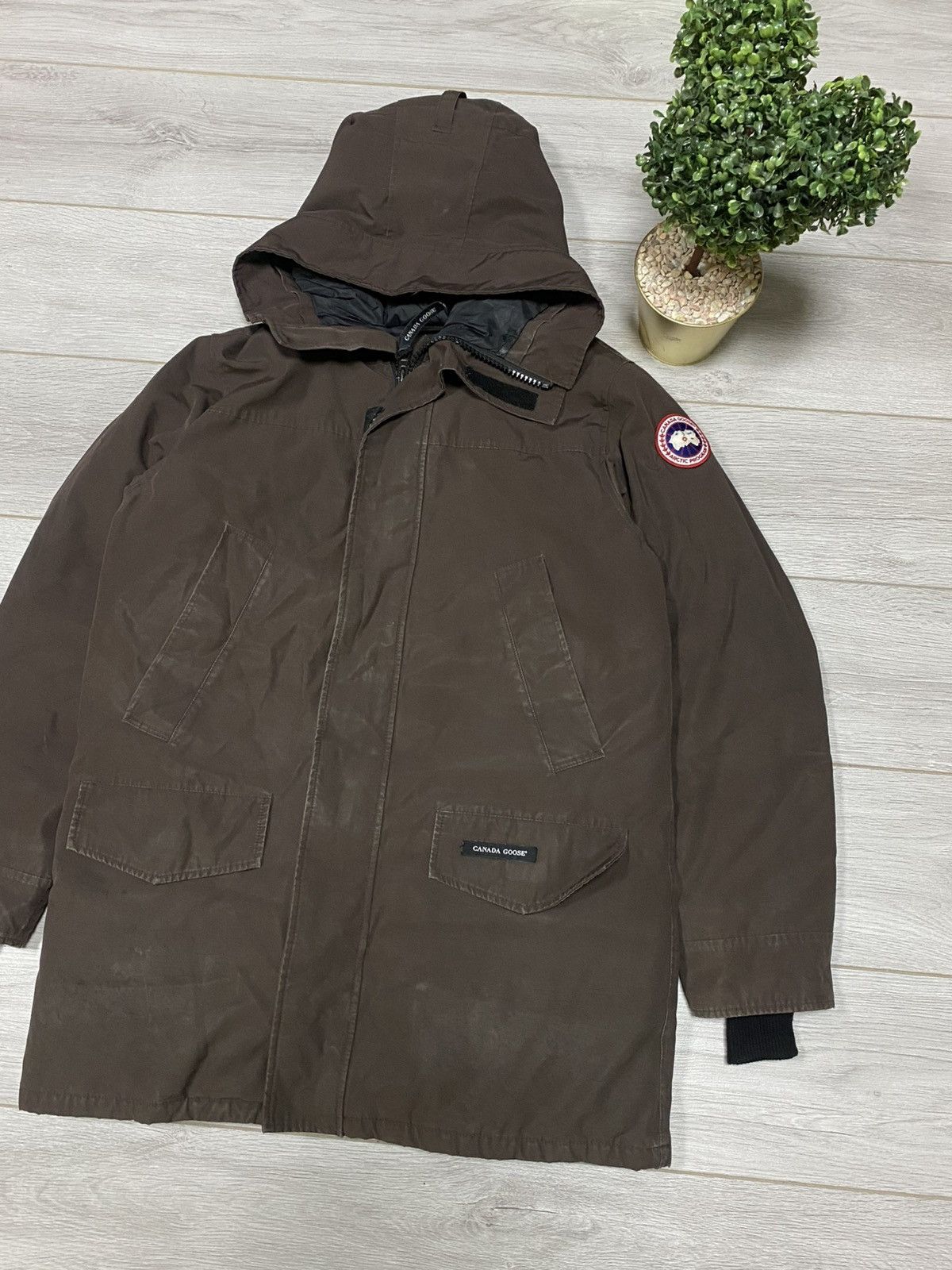 Canada Goose Canada Goose Langford Parka brown puffer jacket Size US L / EU 52-54 / 3 - 3 Thumbnail