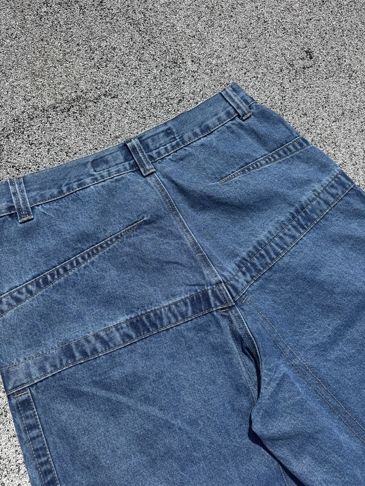 JNCO Kangaroo Jeans 90s/Y2K Baggy Skater Rave Embroidered Pkt Size US 30 / EU 46 - 9 Thumbnail
