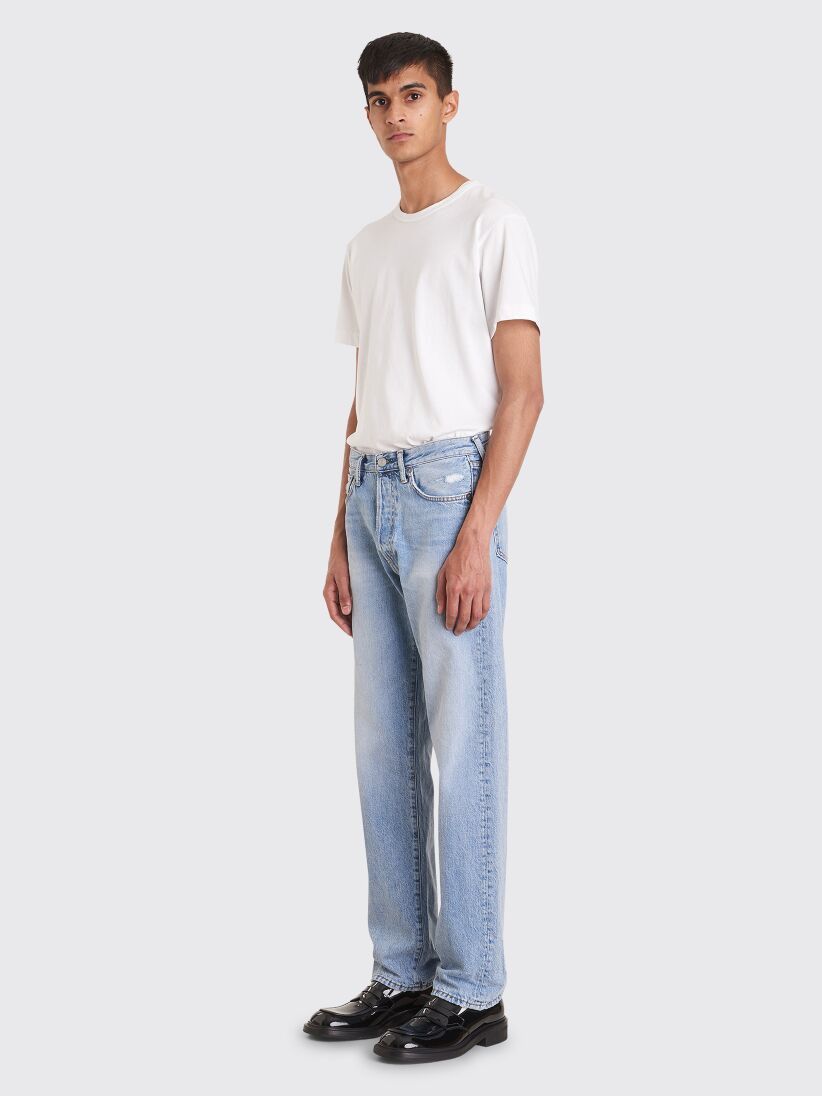 Acne Studios 32x34 1996 Light Blue Trash distressed jeans