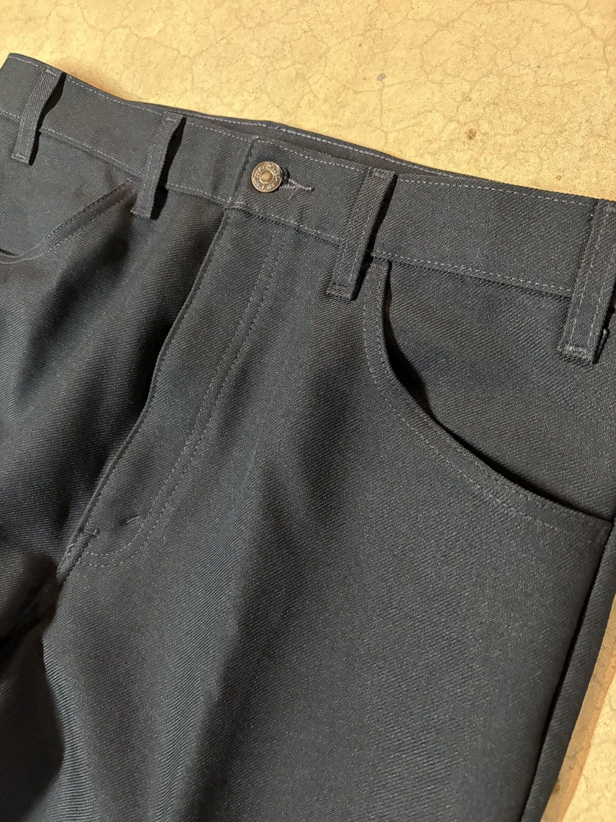 Levi's VTG 90’s Levi’s Sta-Prest Gold Tab Slacks Pants Navy 38x30 Size US 38 / EU 54 - 2 Thumbnail