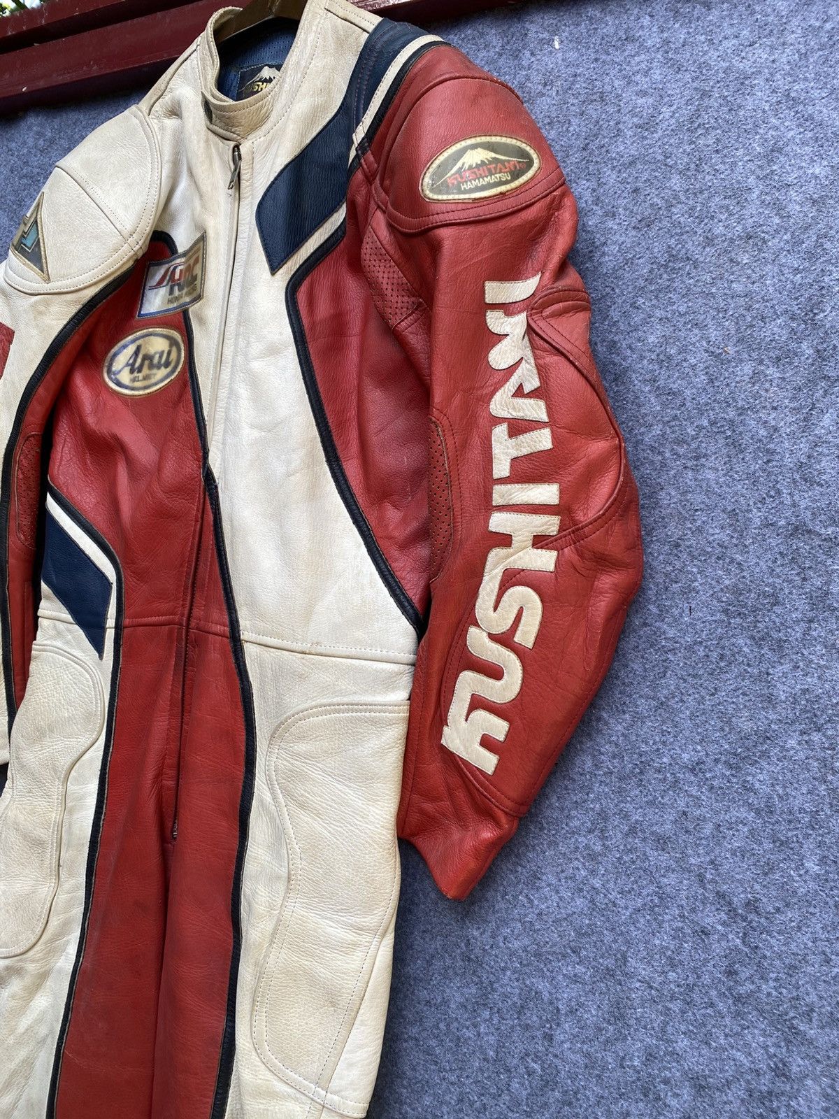 Yamaha Kushitani masahiro.N motorcycle racing suit Size US L / EU 52-54 / 3 - 8 Thumbnail