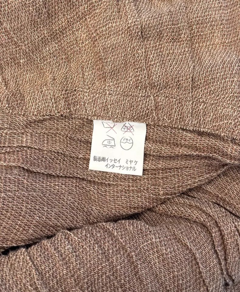 Issey Miyake Issey Miyake size:9 Linen drawstring pleated coat Size S / US 4 / IT 40 - 5 Thumbnail
