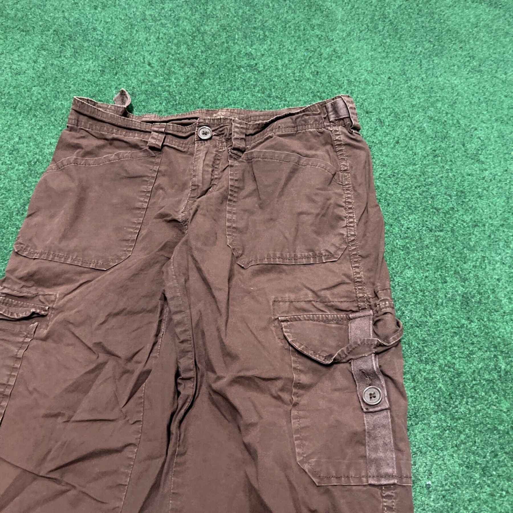 Vintage Women's U.S POLO ASSN Brown Capri Pants Size 8 Summer Outdoors Size 30" / US 8 / IT 44 - 2 Thumbnail