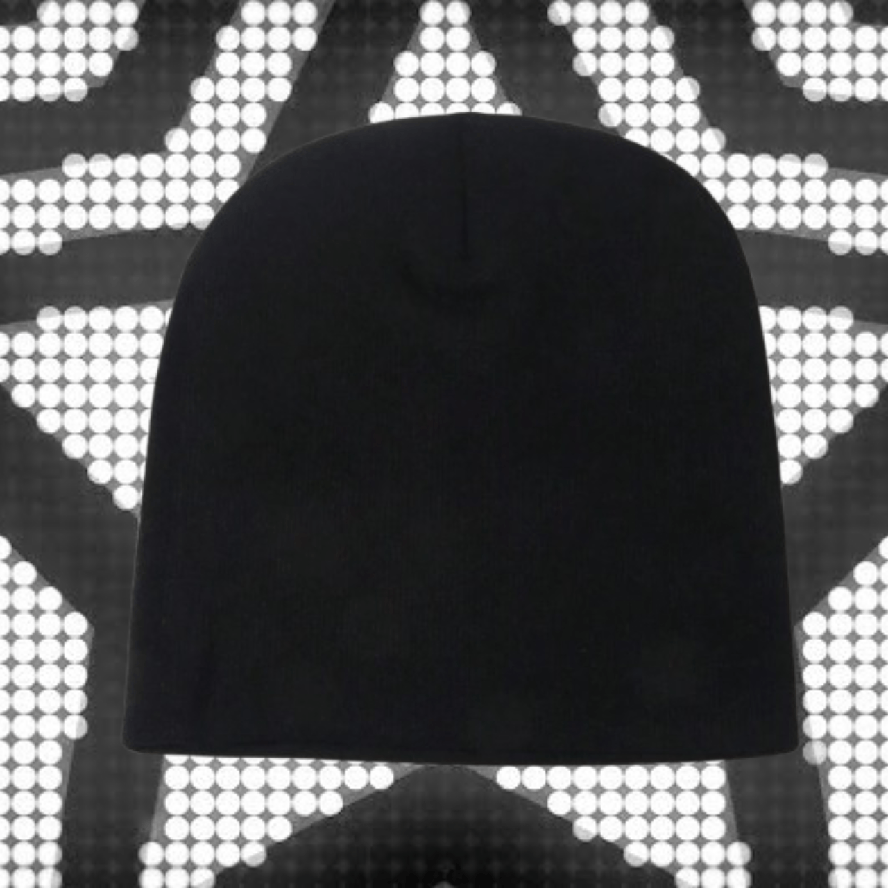 Other Black & White Vampire Themed Wool Cap by BL4NKF4CE Size ONE SIZE - 3 Thumbnail