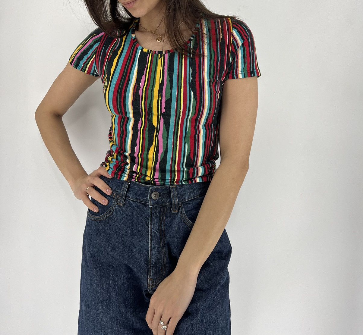 Kenzo Vintage Kenzo Striped Womens Japanese brand Size M Size M / US 6-8 / IT 42-44 - 1 Thumbnail