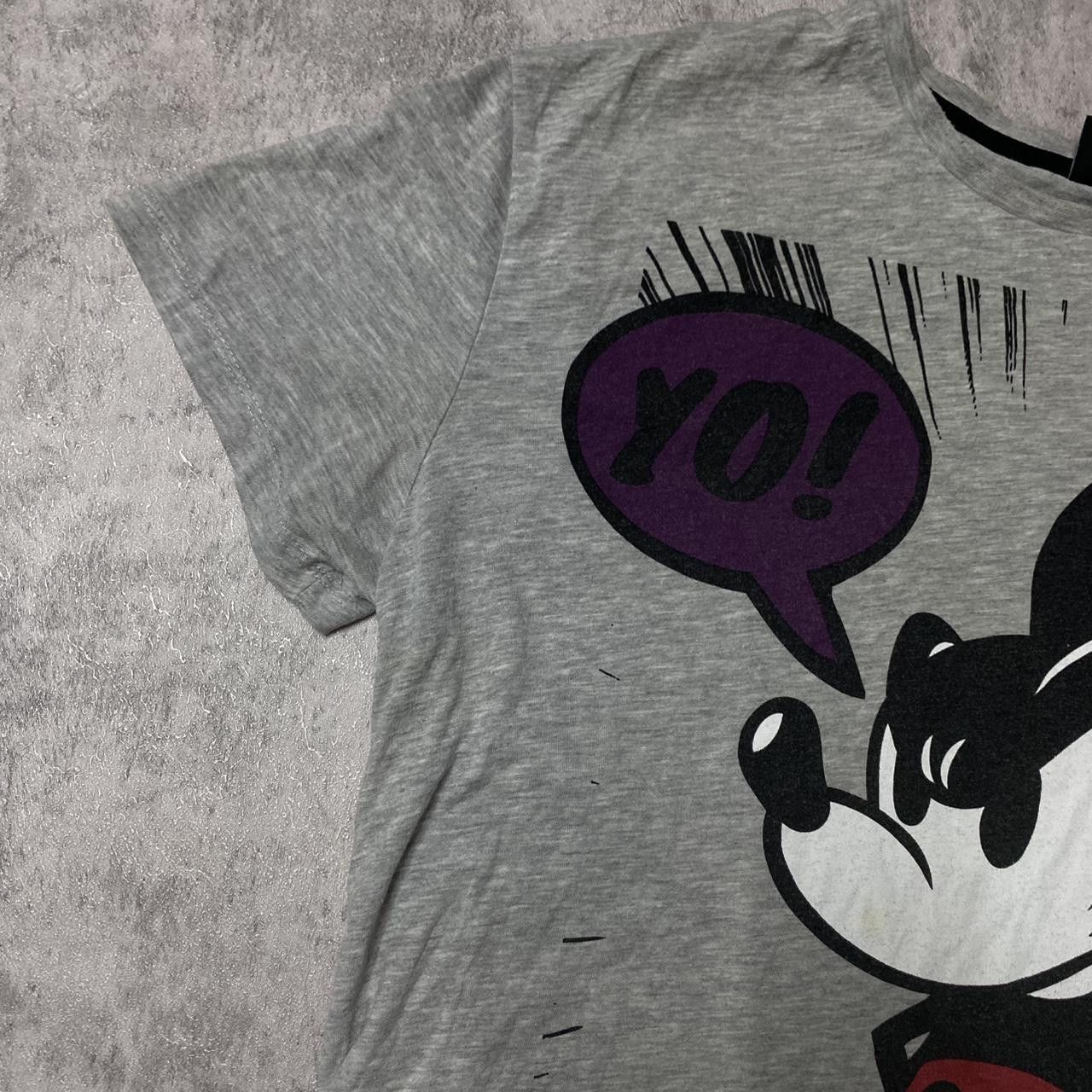 Disney Grey Disney Mickey Mouse streetwear t-shirt #MickeyMouse Size US L / EU 52-54 / 3 - 3 Thumbnail