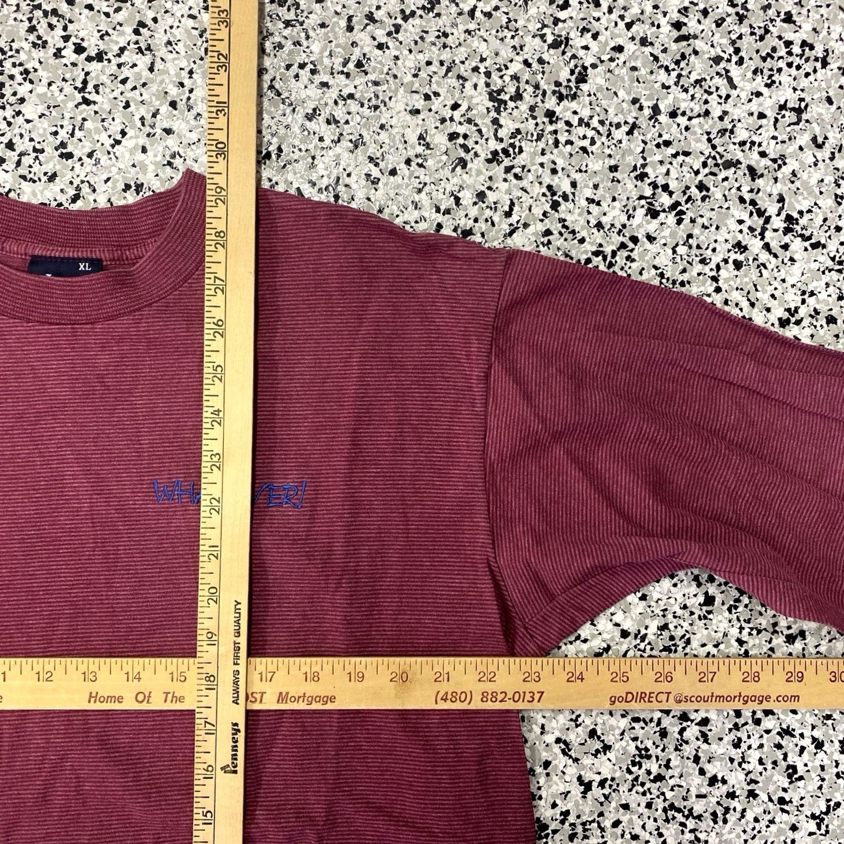 Vintage VINTAGE Gym-Stone Apparel Stick Figure Embroidery Novelty Shirt Size XL Red T-Shirt Funny 90s Mens L/S Cotton Size US XL / EU 56 / 4 - 4 Thumbnail