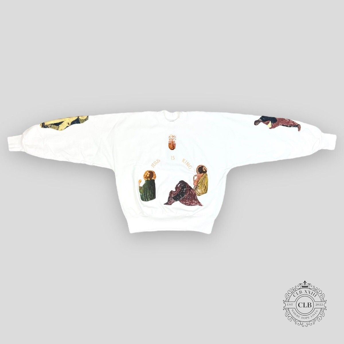 Kanye West Jesus Is King Cross Crewneck | Grailed