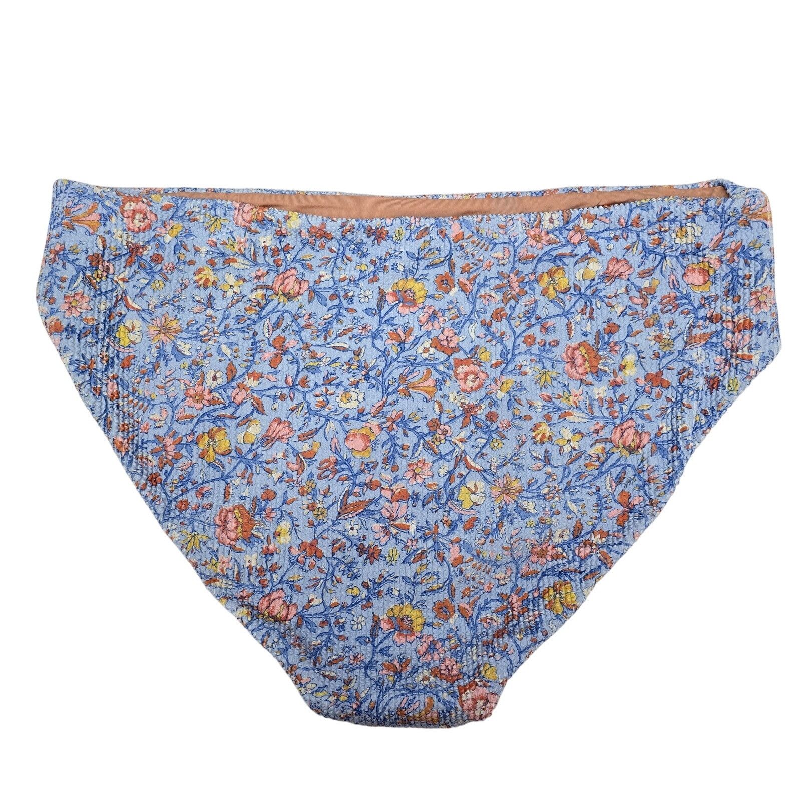 J.Crew NWT J. Crew Scrunchie high-rise bikini bottom Plus Size 2X Size ONE SIZE - 4 Thumbnail