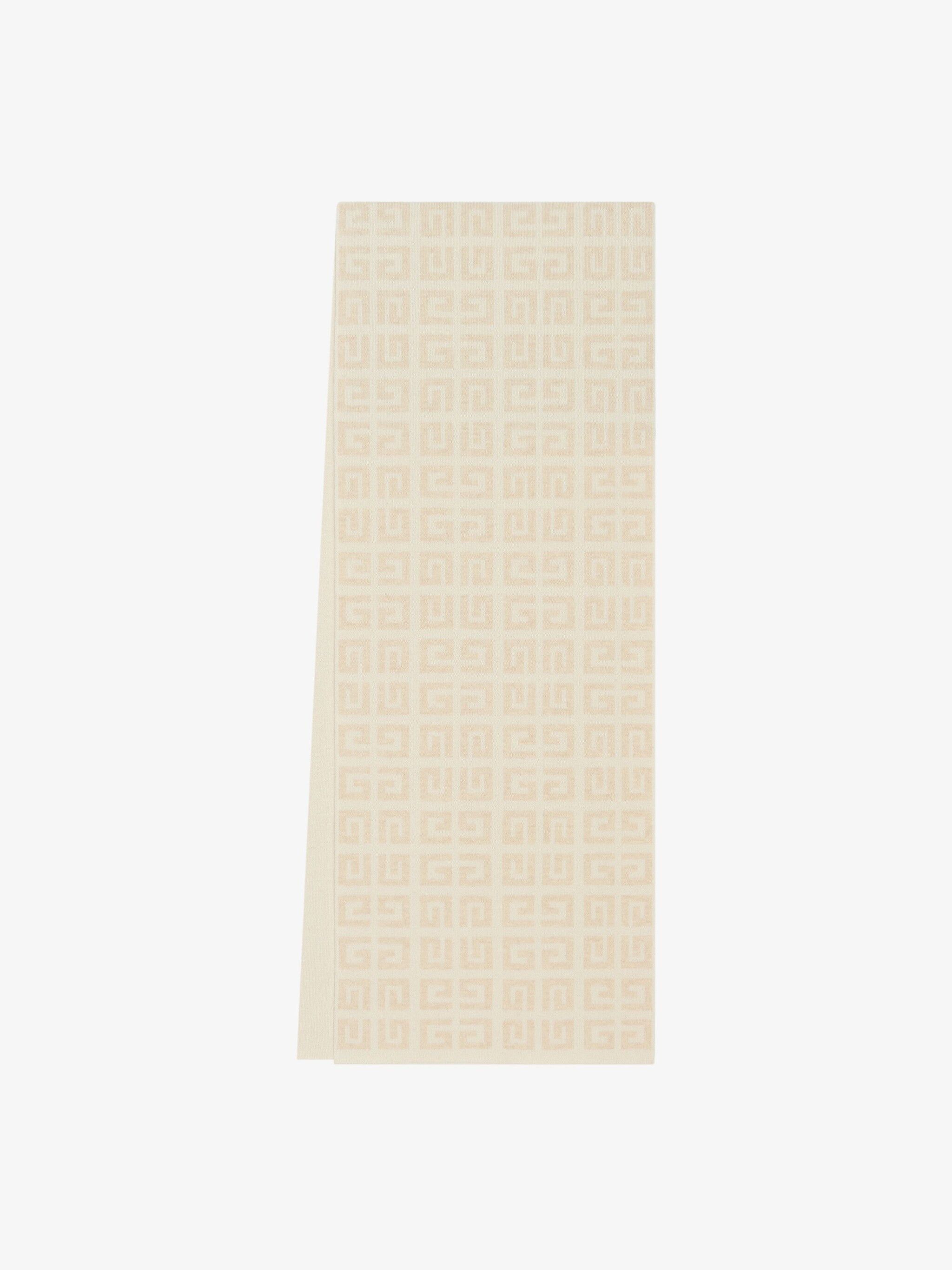 Givenchy o1gr1nt0125 Size: OS / 4G Double Sided Scarf in White/Ecru Size ONE SIZE - 4 Thumbnail