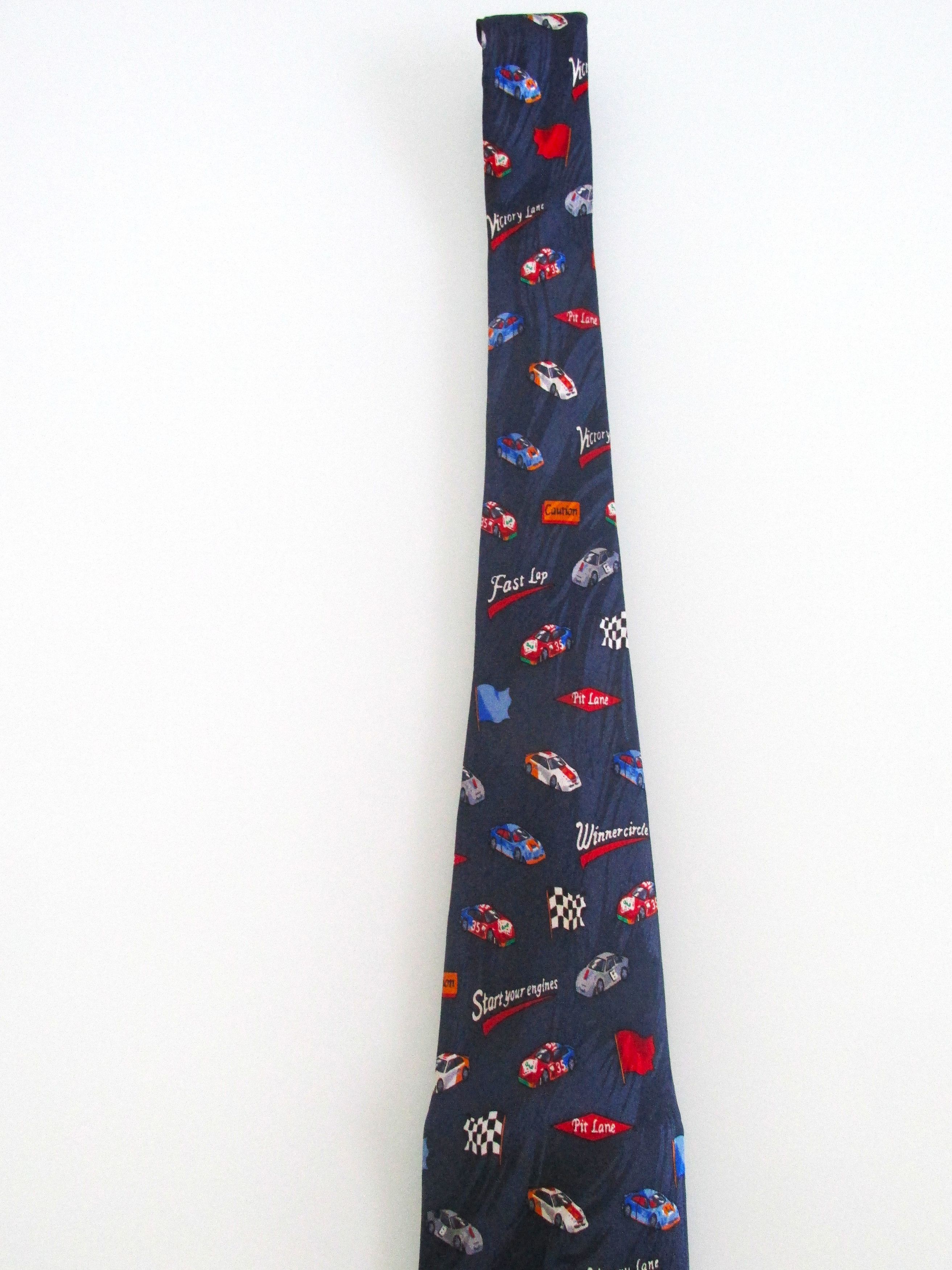 Other Museum Artifacts "Auto Racing" Men's Silk Tie Size ONE SIZE - 3 Thumbnail