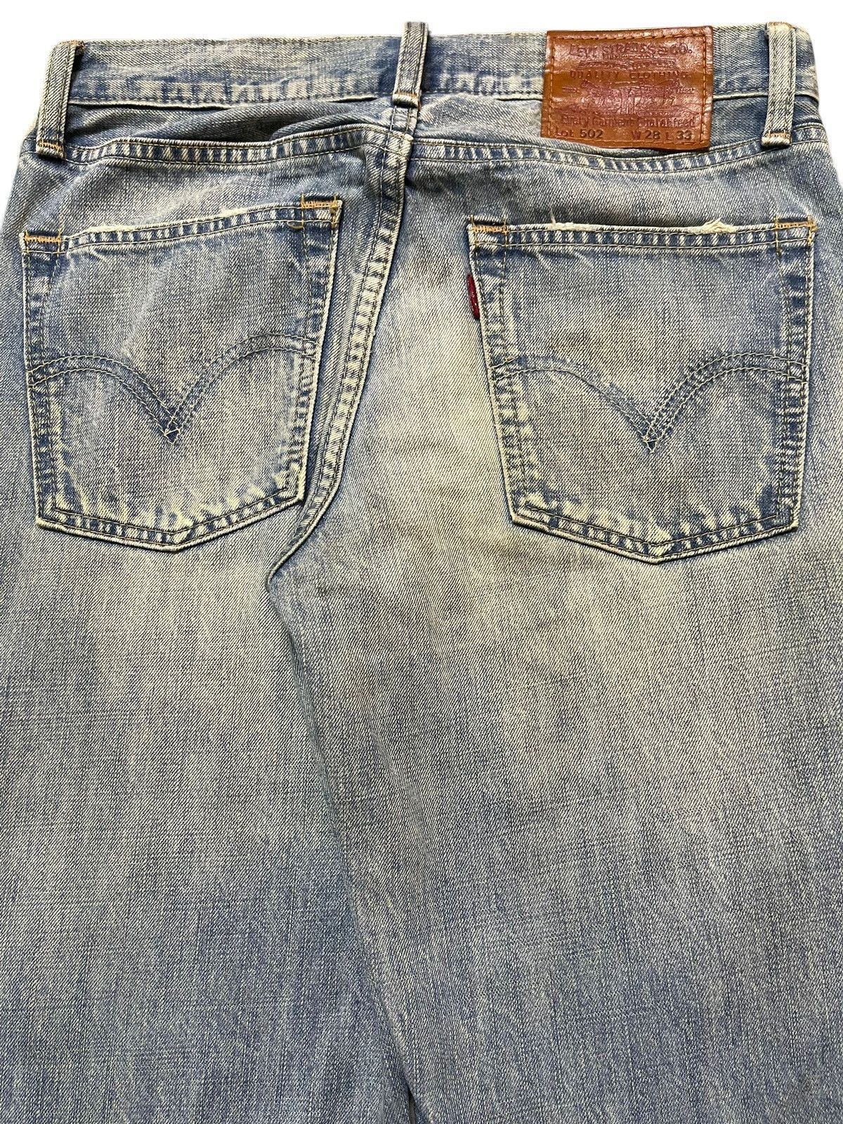 Levi's Vintage 90 Levis 502 Faded Wash Style Distressed Style Jeans Size US 30 / EU 46 - 6 Thumbnail