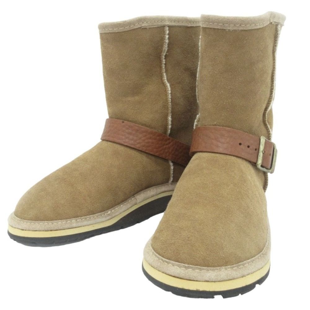 Other THE SANDALMAN MOUTON BUCKLE BOOTS Mouton Boots Leather Shoes DUTY FREE for USA