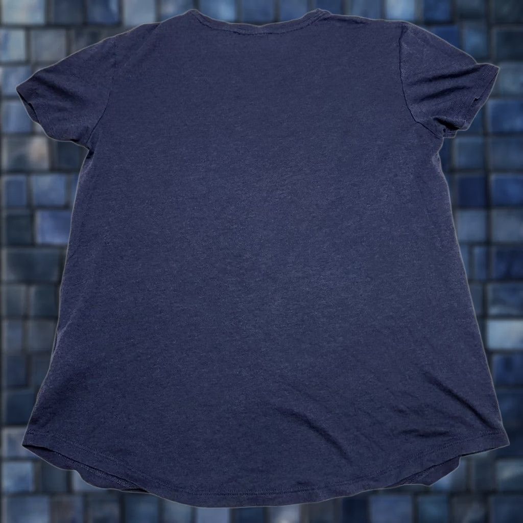 Vince Vince Womens S T-Shirt Crew Neck Short Sleeve Blue Size S / US 4 / IT 40 - 1 Thumbnail