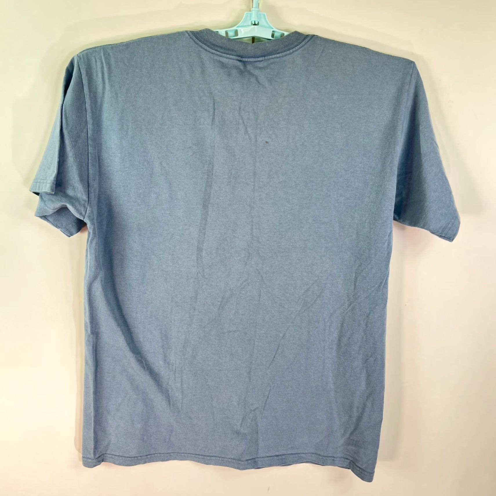 Gildan Gildan Atlantic Construction Tiger Shirt Adult L Blue Short Sleeve Crew Neck Cotton T-Shirt Men Tiger Animals 90s Theme? (note: ensure no N/A) Size US L / EU 52-54 / 3 - 6 Thumbnail