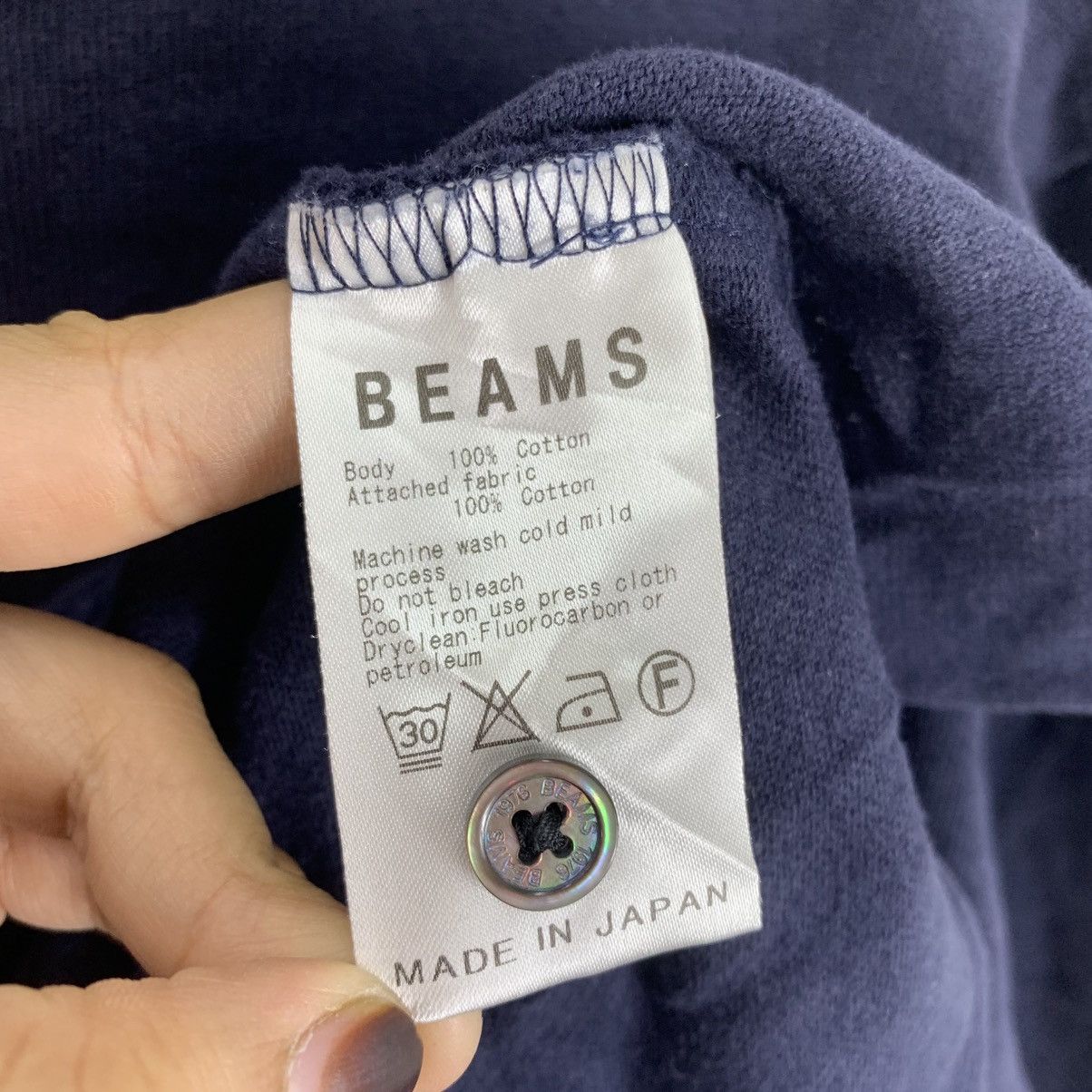 Beams Plus BEAMS Japanese Brand Plain Long Sleeve Tshirt Size US L / EU 52-54 / 3 - 5 Thumbnail