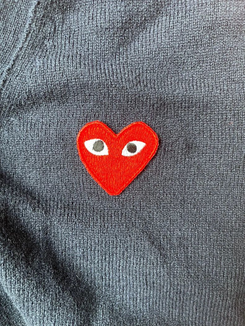Comme des Garcons Comme Des Garcons Red love cardigan Size US XL / EU 56 / 4 - 5 Thumbnail