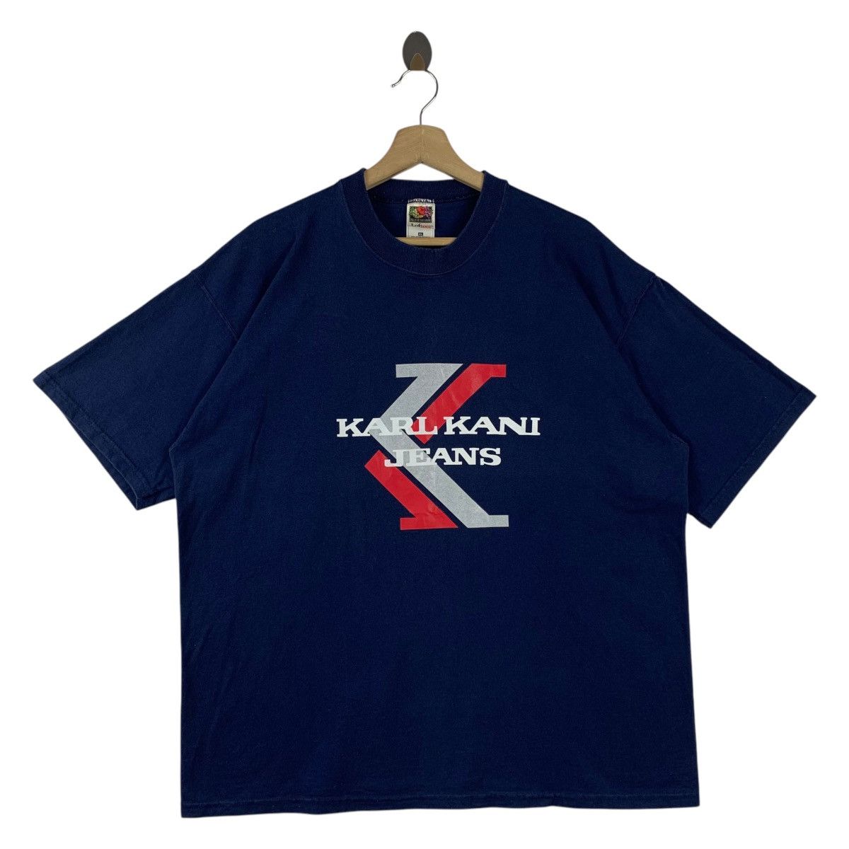 Karl Kani × Vintage Vintage KARL KANI spellout printed tees Size US XL / EU 56 / 4 - 1 Thumbnail