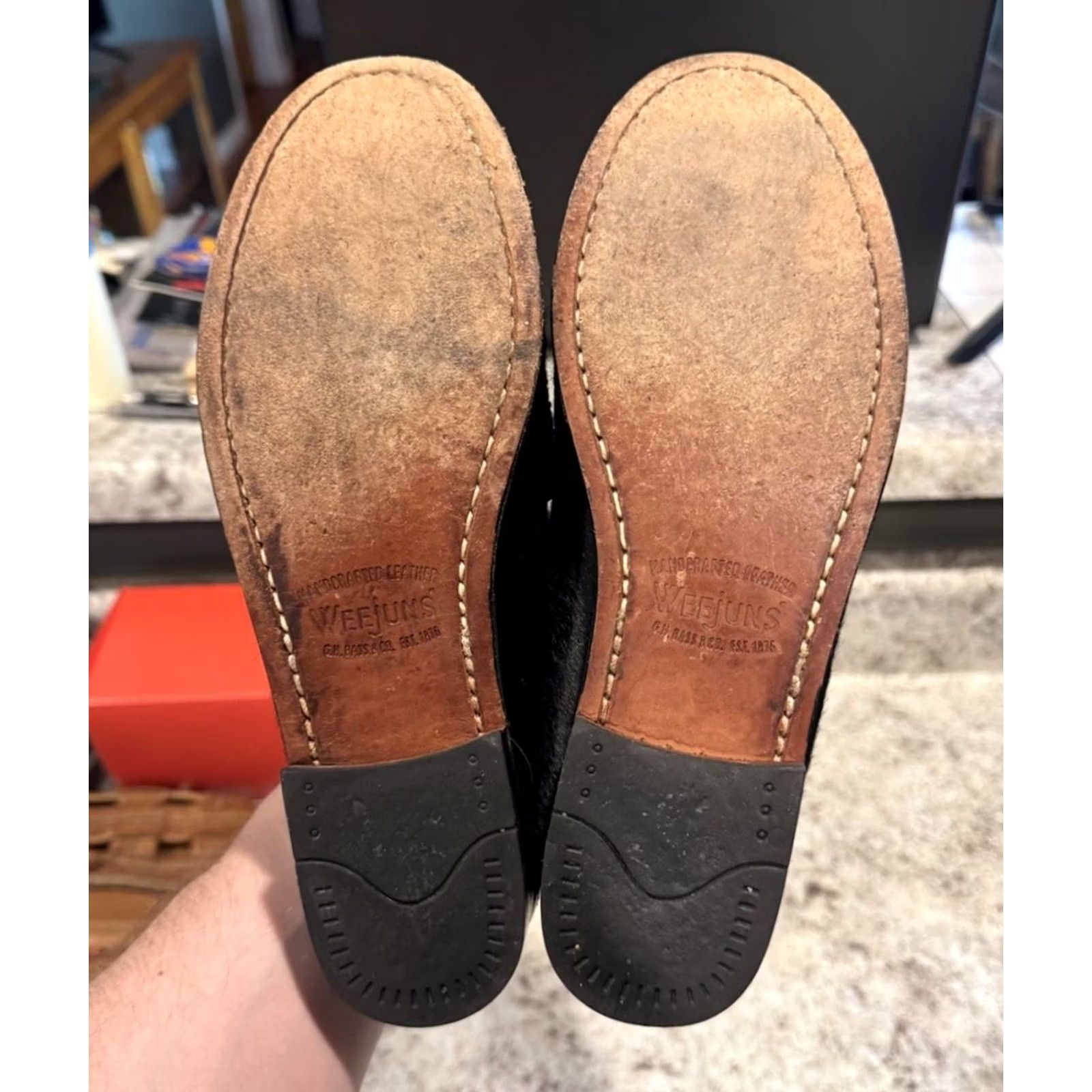 Vintage GH BASS WOMEN’S 6 M US LOAFERS BLACK PONY HAIR WEEJUNS CELESTE CHAIN Size US 6 / IT 36 - 6 Thumbnail