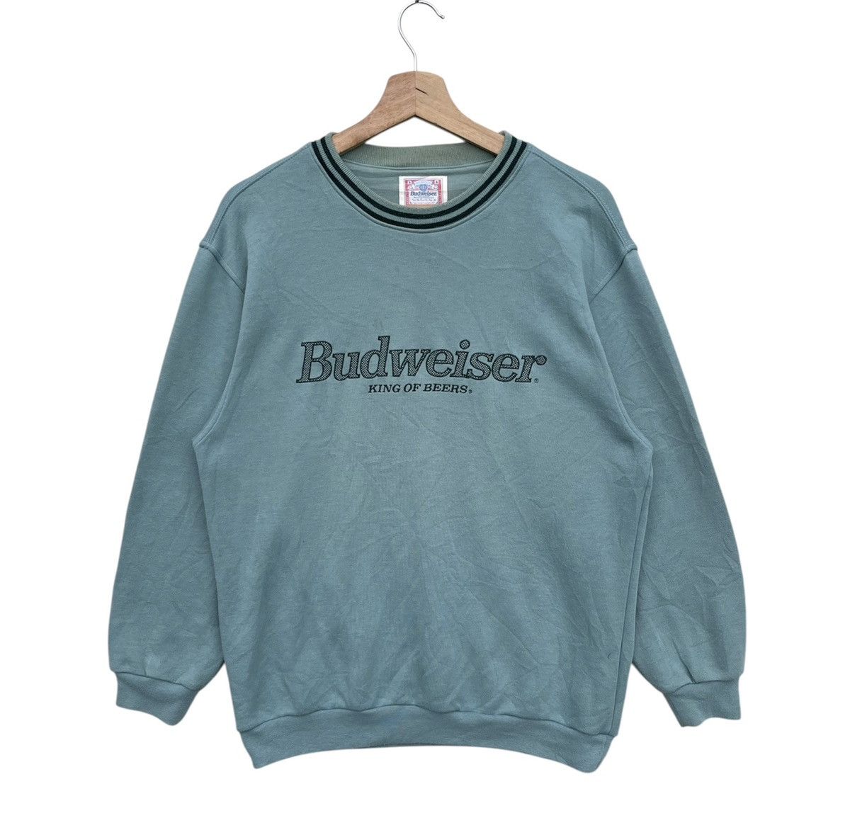 Budweiser 🔥Accept Binding Offer🔥 Budweiser Embroidery Sweatshirt Size US M / EU 48-50 / 2 - 1 Thumbnail