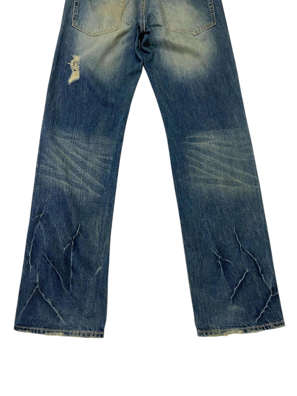 PPFM Japanese brand X ppfm distressed jeans Size US 34 / EU 50 - 13 Thumbnail