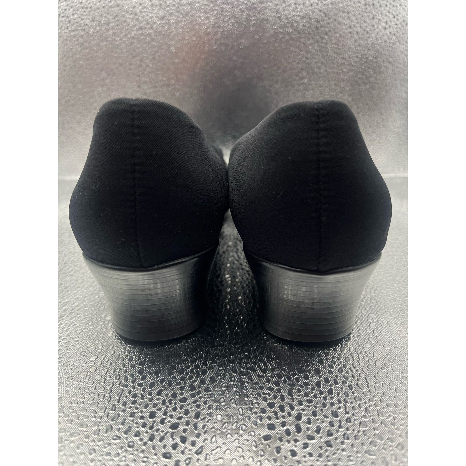 Unknown London Munro Women's Cindi Black Stretch Fabric Shoes Heels Size 7 Size US 7 / IT 37 - 5 Thumbnail