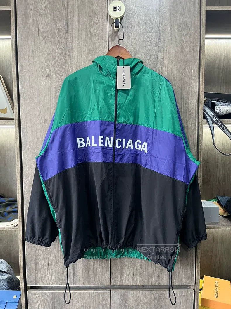 Balenciaga Balenciaga Color block sportswear Black green purple color Size US S / EU 44-46 / 1 - 1 Thumbnail