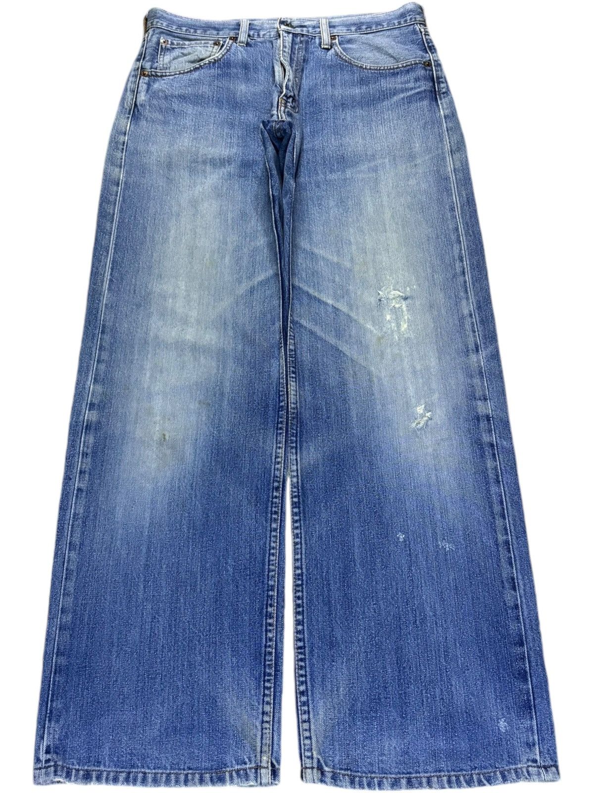 Levi's Vintage 90s Levis 503 Mud Wash Distressed Baggy Jeans Size US 32 / EU 48 - 1 Thumbnail