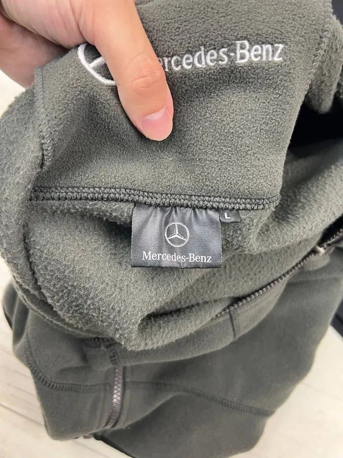 Mercedes-Benz Vintage Mercedes Benz Fleece Jacket Size US L / EU 52-54 / 3 - 13 Thumbnail