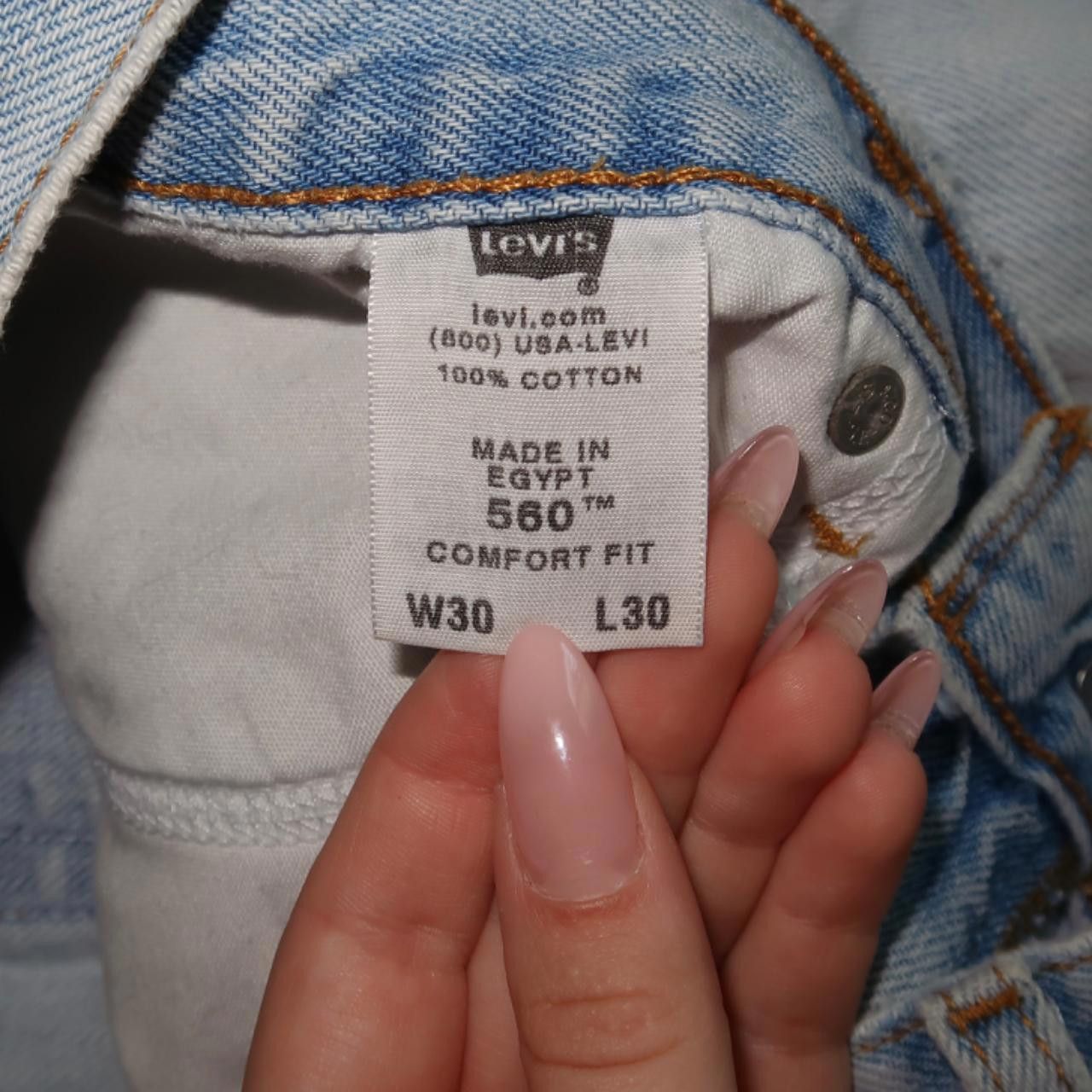 Levi's VINTAGE 560 light wash high waisted LEVI'S JEANS 👖 Size 30" / US 8 / IT 44 - 8 Thumbnail