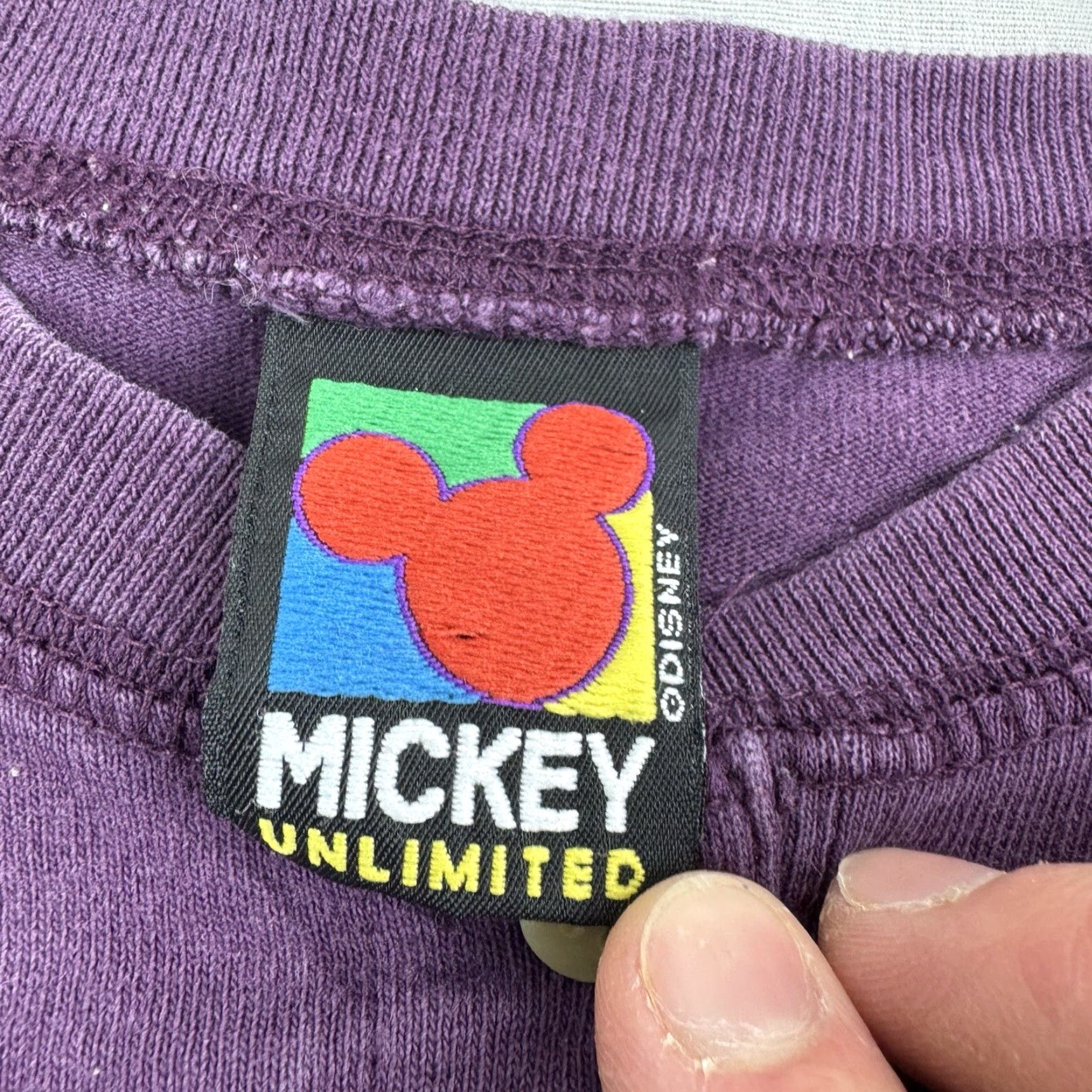 Mickey Unlimited VINTAGE Mickey Mouse Henley Long Sleeve Shirt Adult M Red Embroidered 90s Shirt Mens Size US M / EU 48-50 / 2 - 4 Thumbnail