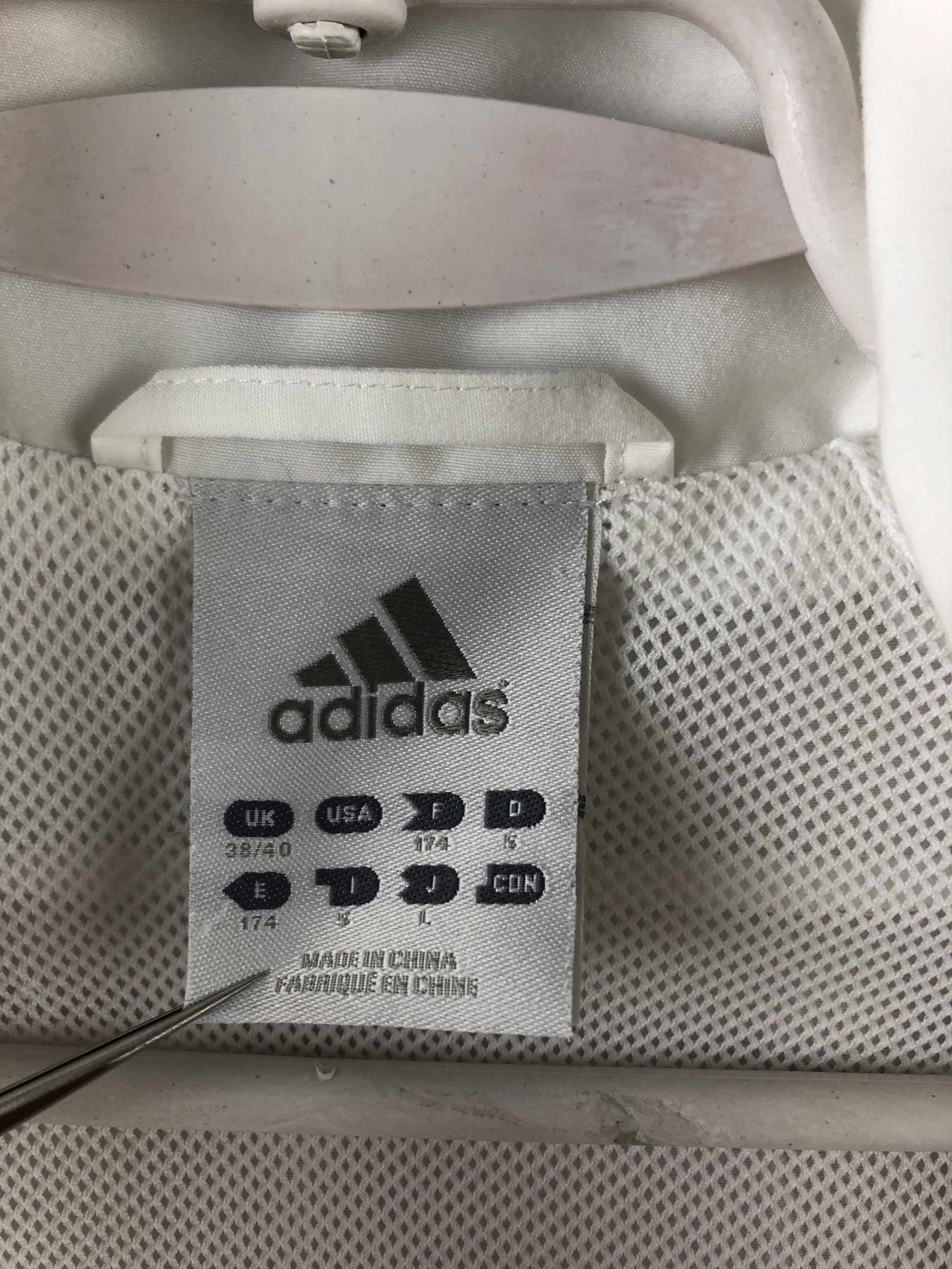 Adidas Vintage Adidas Germany Jacket Soccer Track Top White Mens Size US M / EU 48-50 / 2 - 11 Thumbnail
