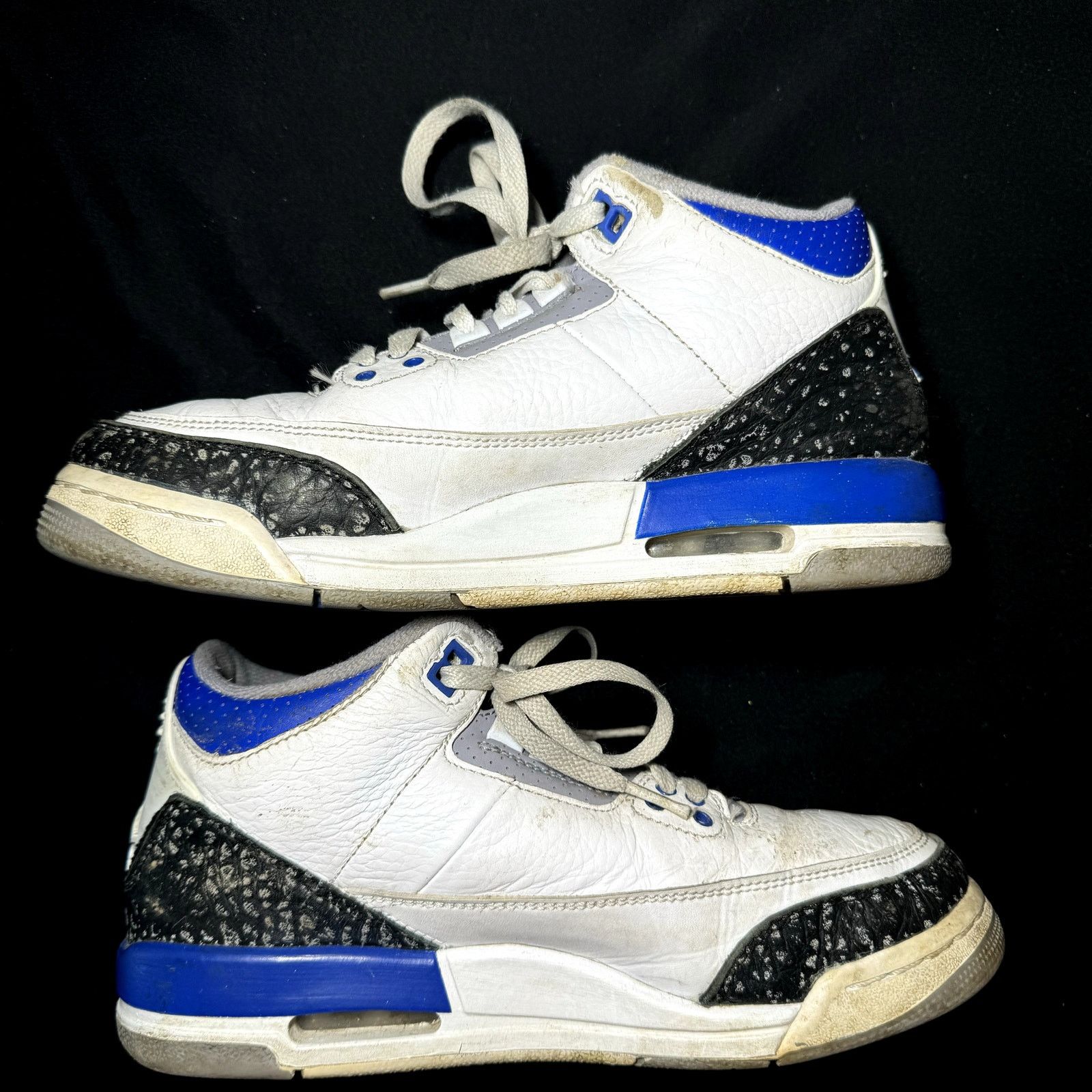 Jordan Brand × Nike Nike Air Jordan 3 Retro GS Racer Blue Men's Shoes - Size 7 Size US 7 / EU 40 - 3 Thumbnail